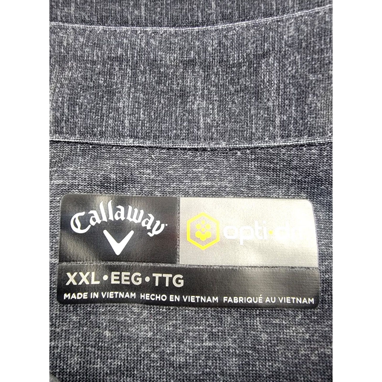 Callaway VINTAGE? No. Callaway Golf Polo Mens 2XL Gray Blue Stripe Upti-Dri Sports Outdoor Casual Size US XXL / EU 58 / 5 - 3 Thumbnail