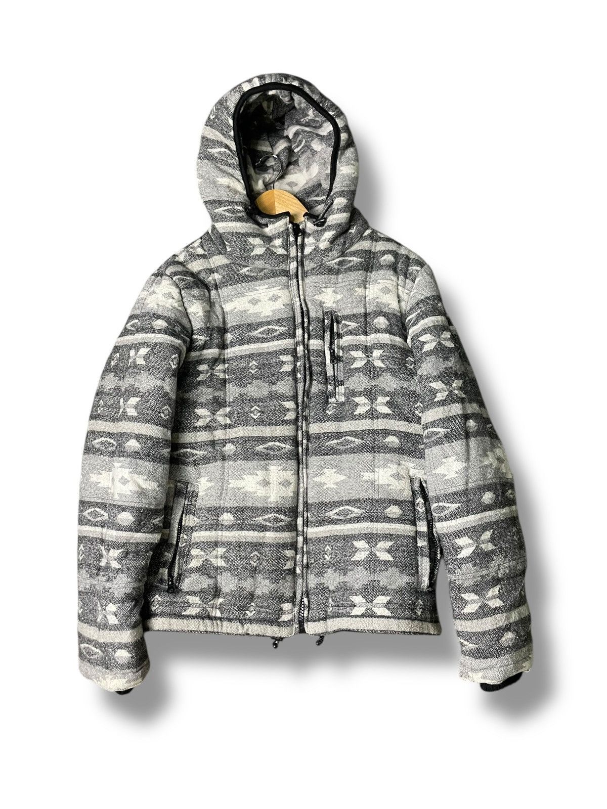 Japanese Brand × Vintage Anti Ballistic Brand Navajo Padded Hooded Jacket (115) Size US M / EU 48-50 / 2 - 1 Thumbnail