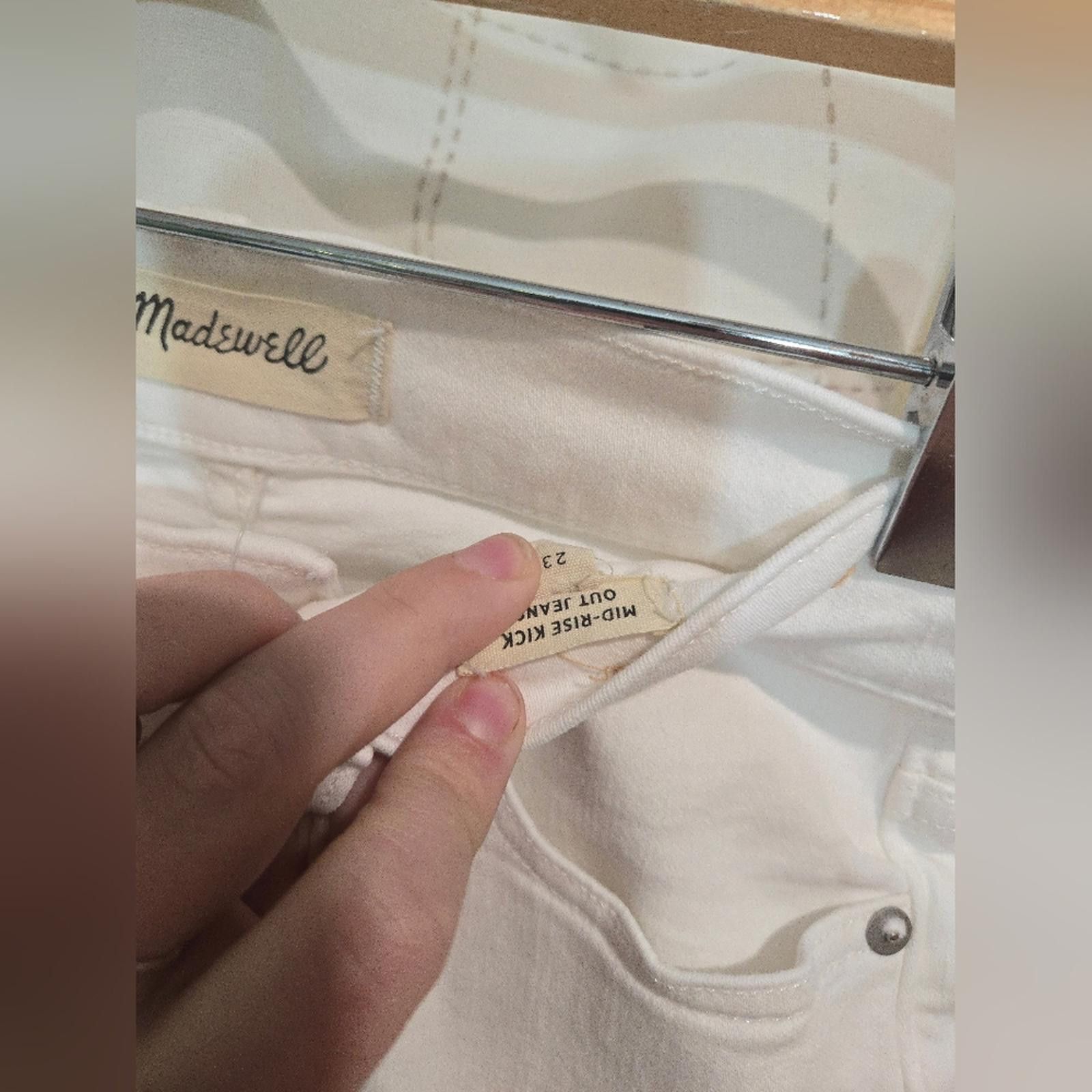 Madewell Madewell Kick Out Crop Jeans 23 Size 23" - 6 Thumbnail