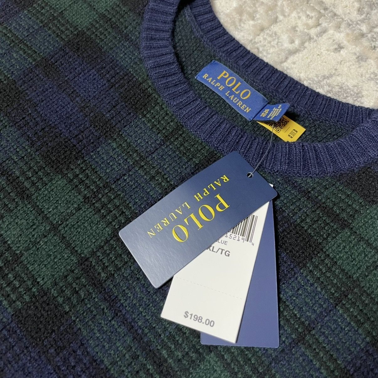 Polo Ralph Lauren Polo Ralph Lauren Sweater “Plaid” Size US XL / EU 56 / 4 - 2 Thumbnail