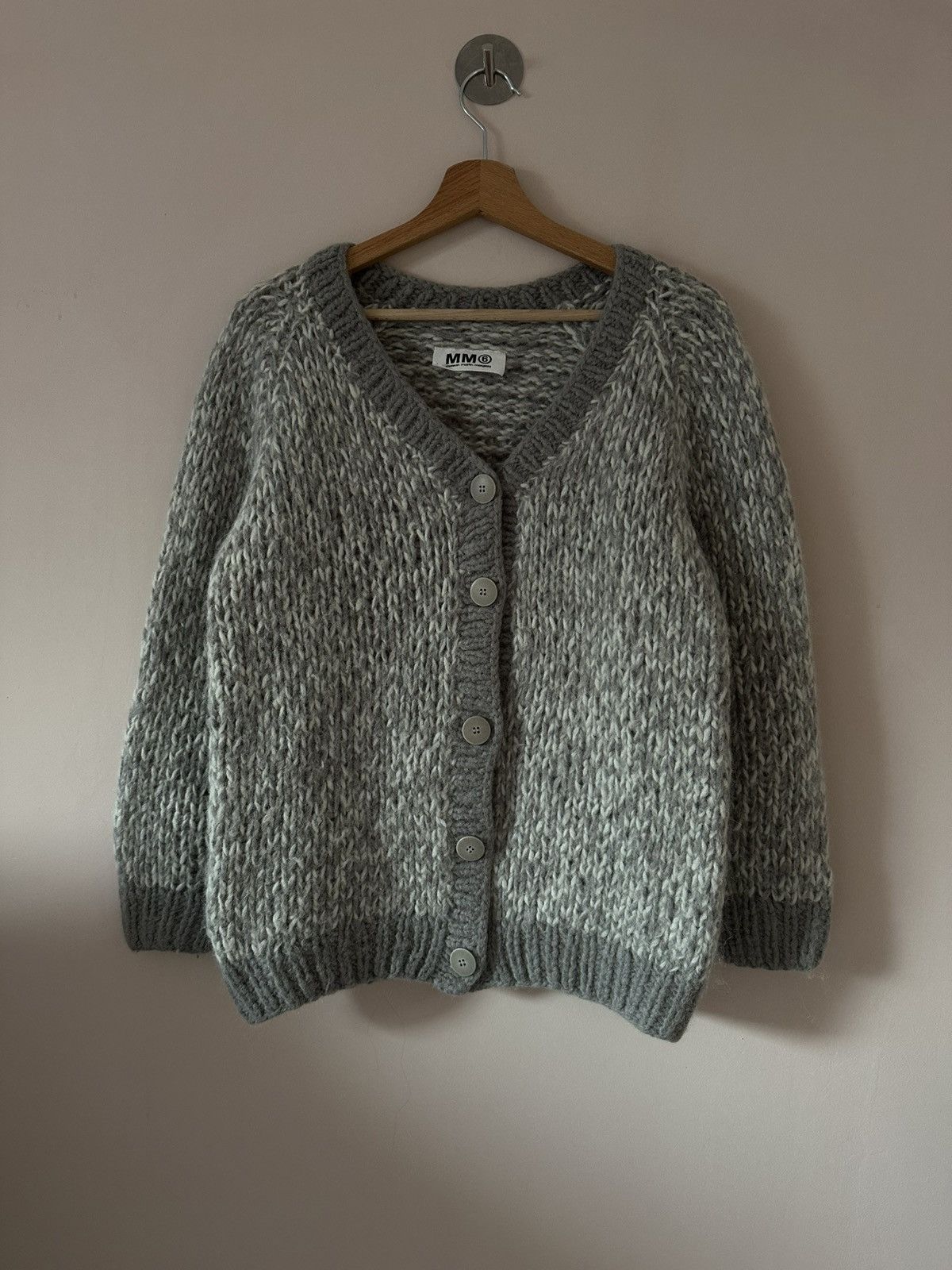 Maison Margiela Maison Margiela MM6 Lana Wool Knit Cardigan Size M / US 6-8 / IT 42-44 - 1 Thumbnail