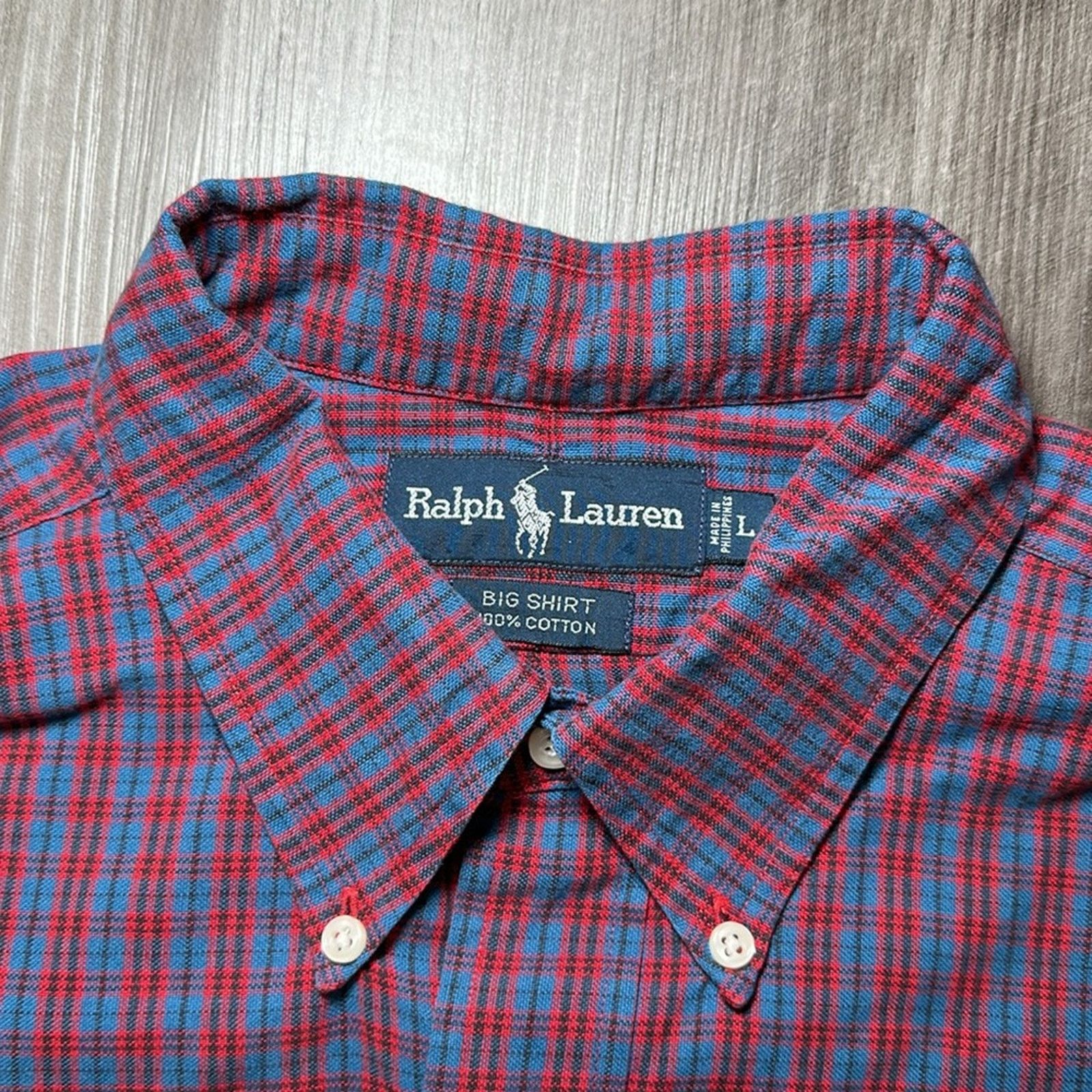Ralph Lauren Ralph Lauren Big Shirt Long Sleeve Button Down - Large Size US L / EU 52-54 / 3 - 6 Thumbnail