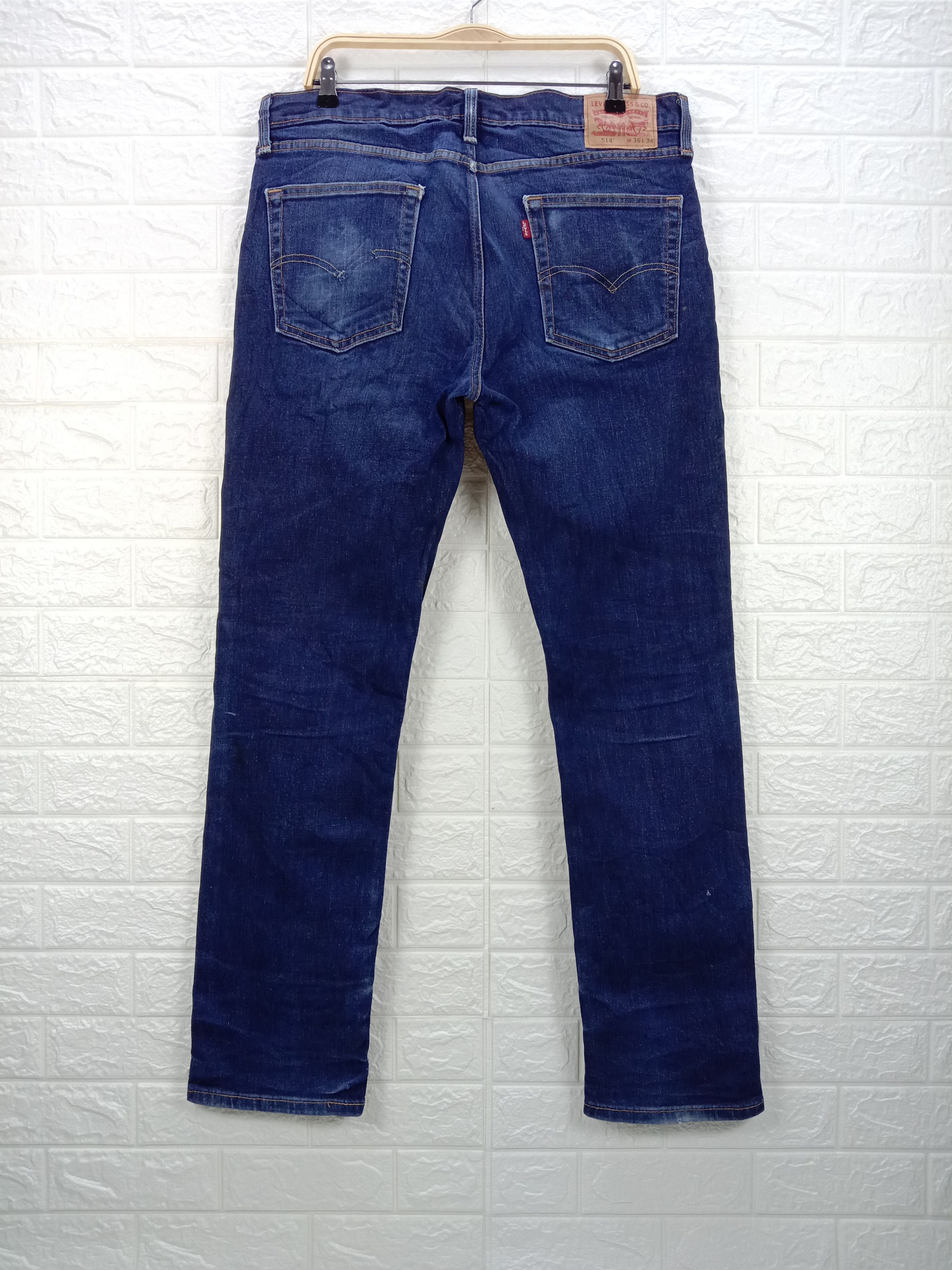 Levi's Vintage Levi's 514 Jeans Slim Straight Distressed Denim Size US 36 / EU 52 - 5 Thumbnail