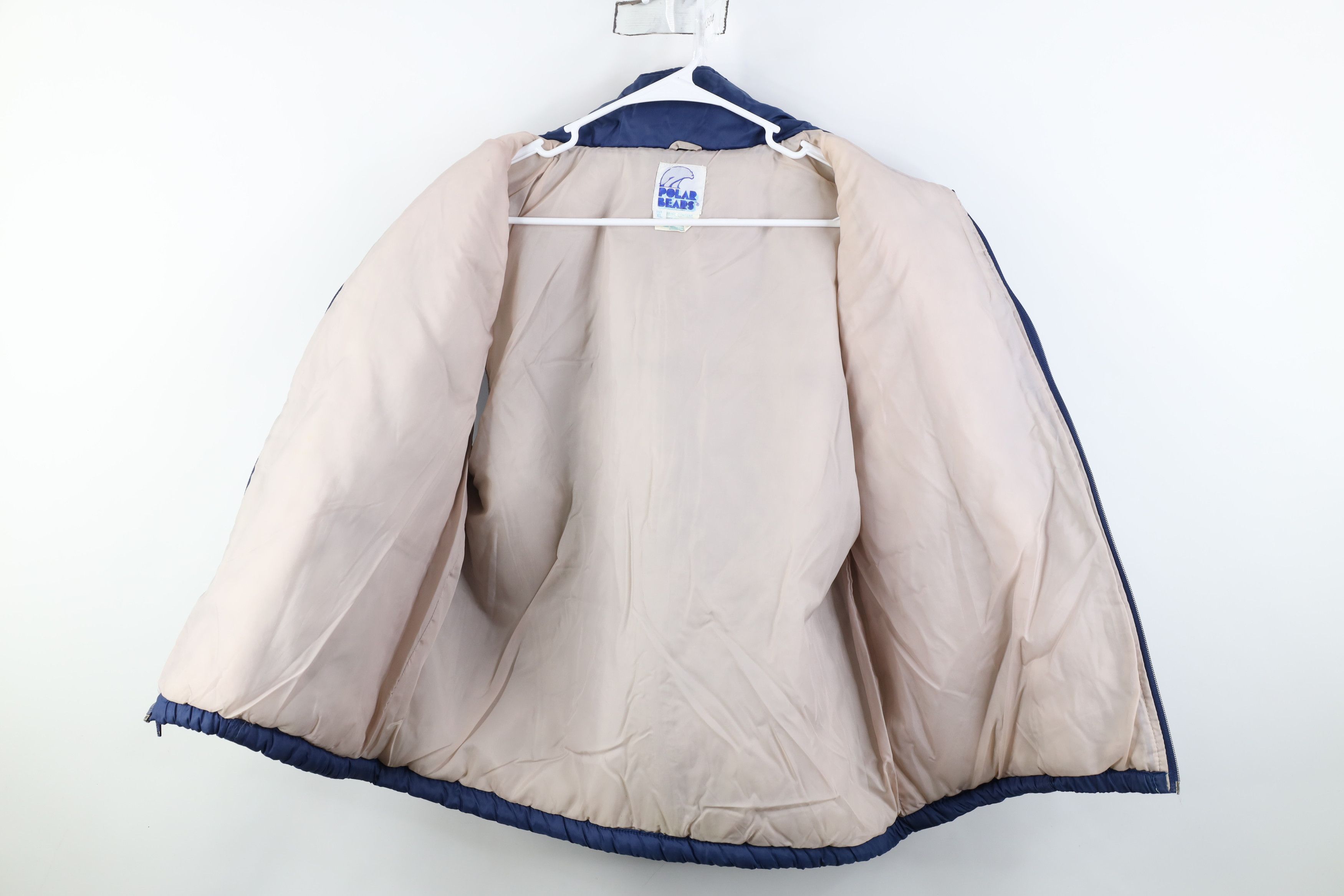 Vintage Vintage 70s Streetwear Full Zip Puffer Vest Jacket Blue Size US XL / EU 56 / 4 - 9 Thumbnail