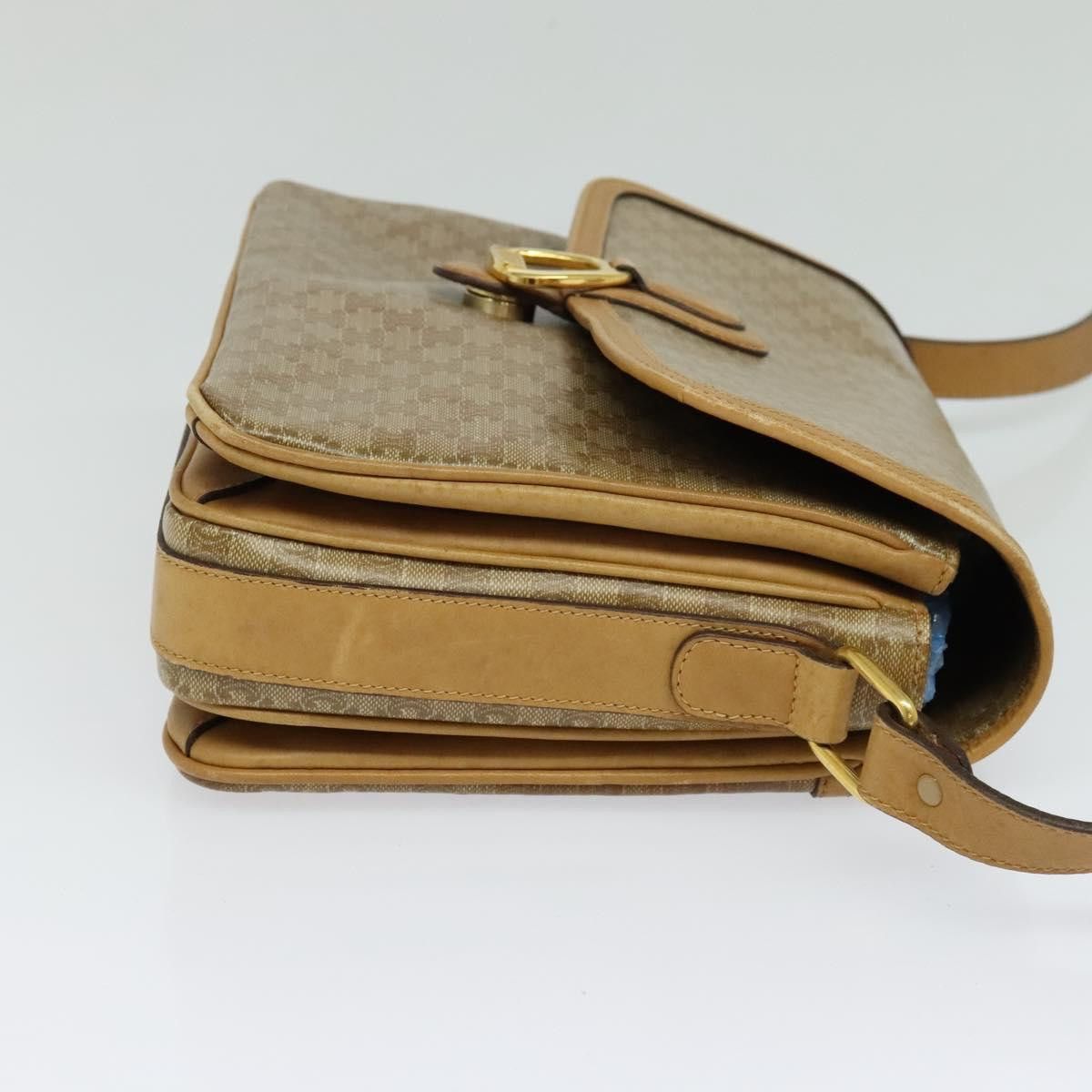 Celine CELINE Macadam Canvas Shoulder Bag Pvc Brown Gold Size ONE SIZE - 5 Thumbnail
