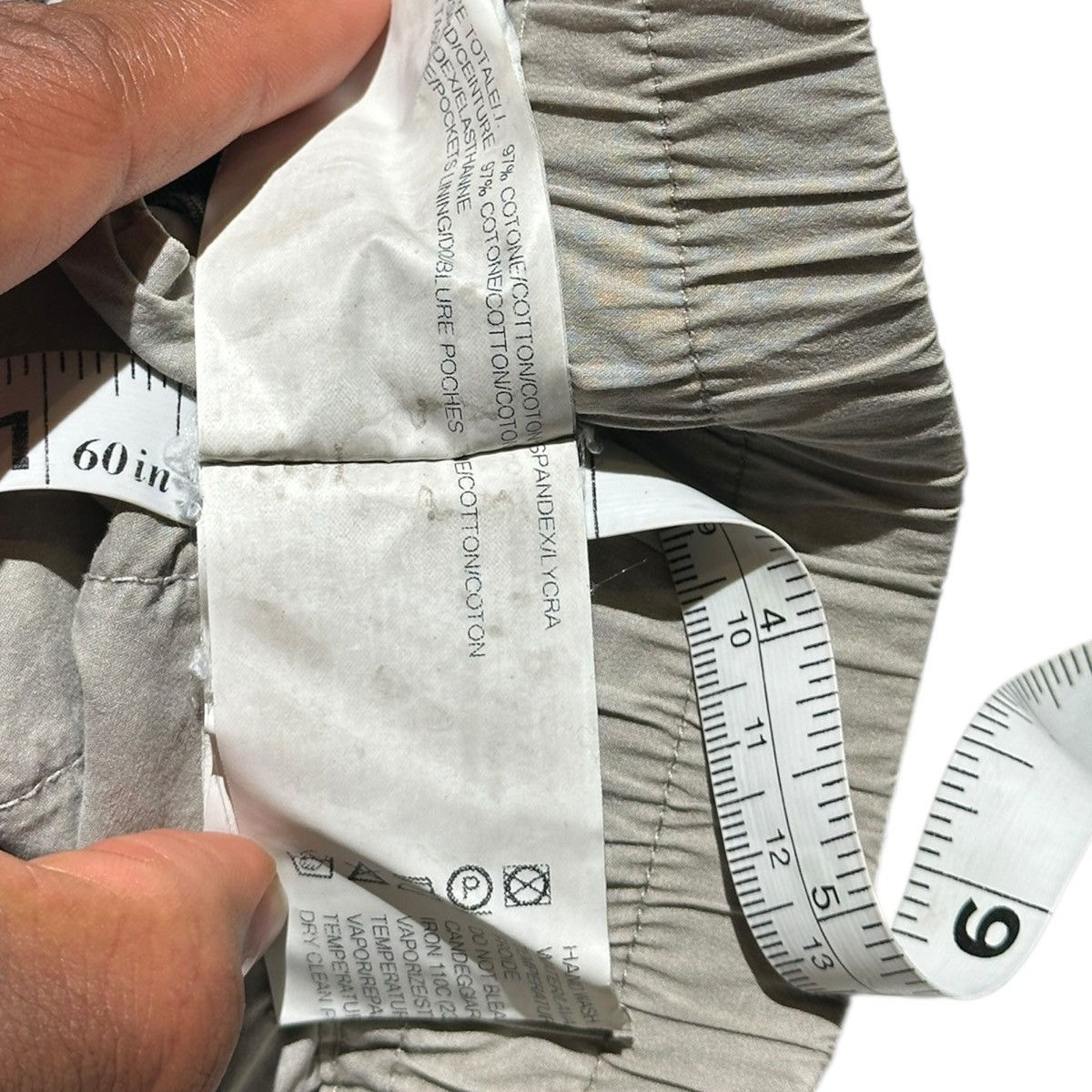 Rick Owens Drkshdw Hustler adjustable waist denim pant Size US 31 - 5 Thumbnail