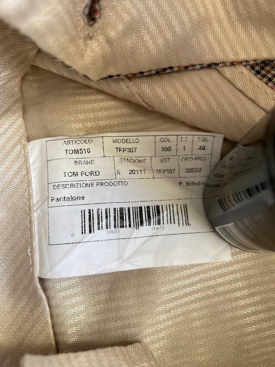 Tom Ford Tom Ford Pleated Cotton Trousers Pants mens size 48 M Size US 32 / EU 48 - 8 Thumbnail