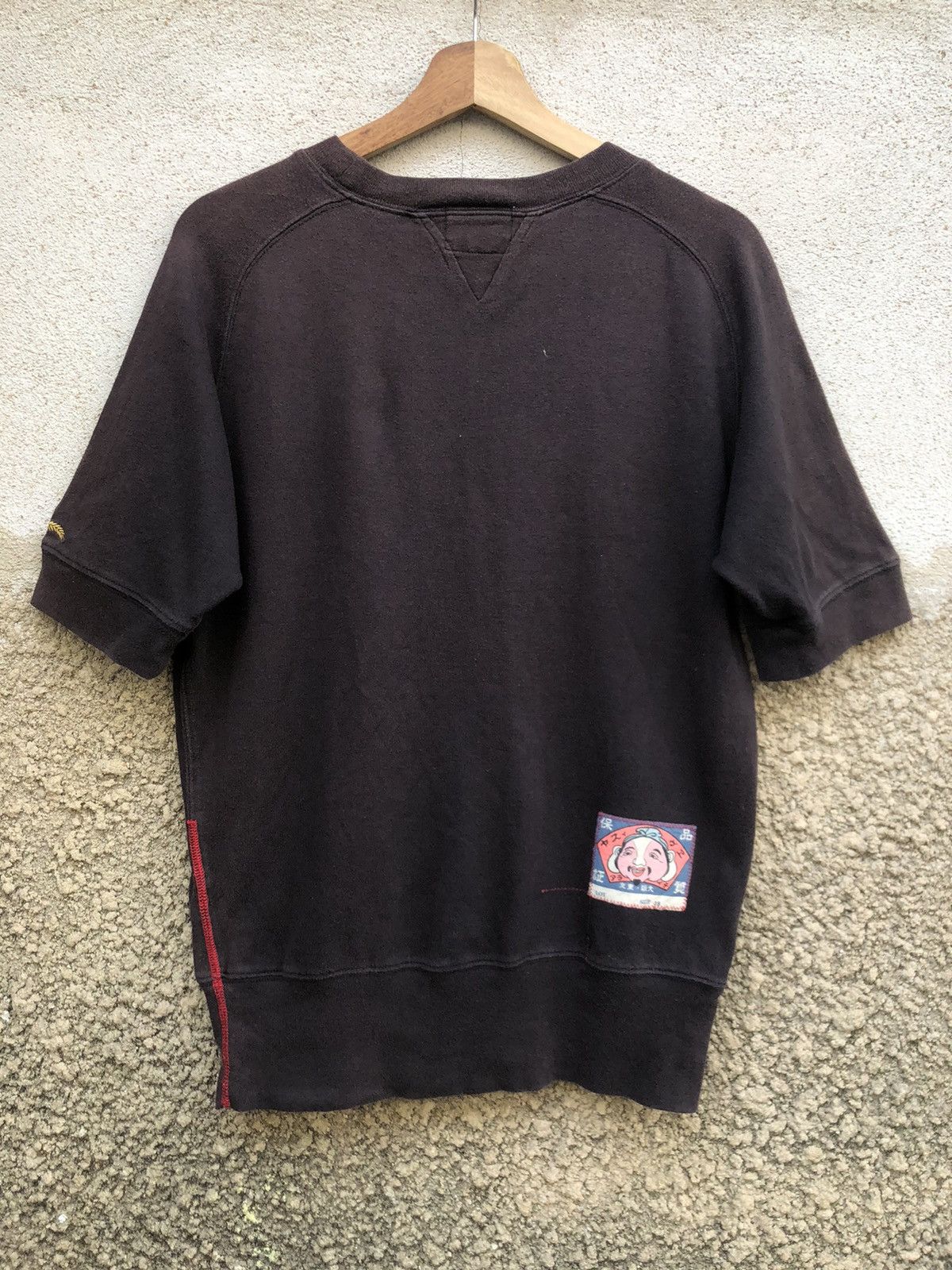 Evisu × Japanese Brand × Vintage Vintage Evisu X Epsilon Sigma Short Sleeve Sweatshirt Size US M / EU 48-50 / 2 - 2 Thumbnail