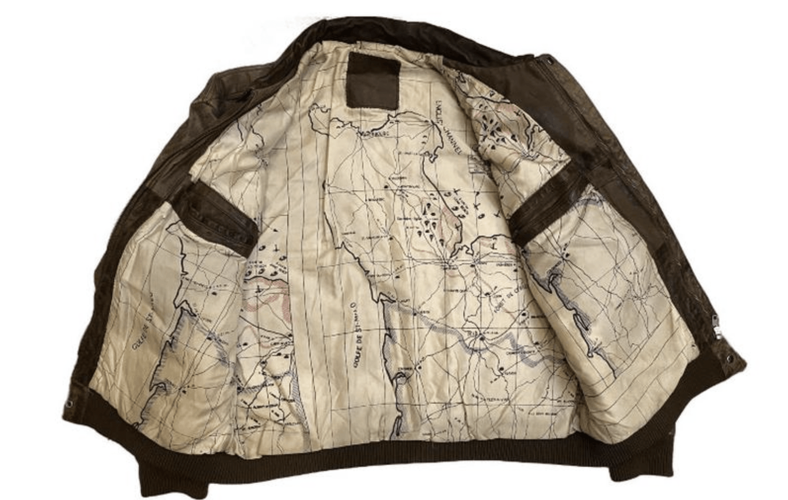 Vintage Vintage 90s Oversize Distressed Brown Flight Leather Jacket Size US XL / EU 56 / 4 - 5 Thumbnail