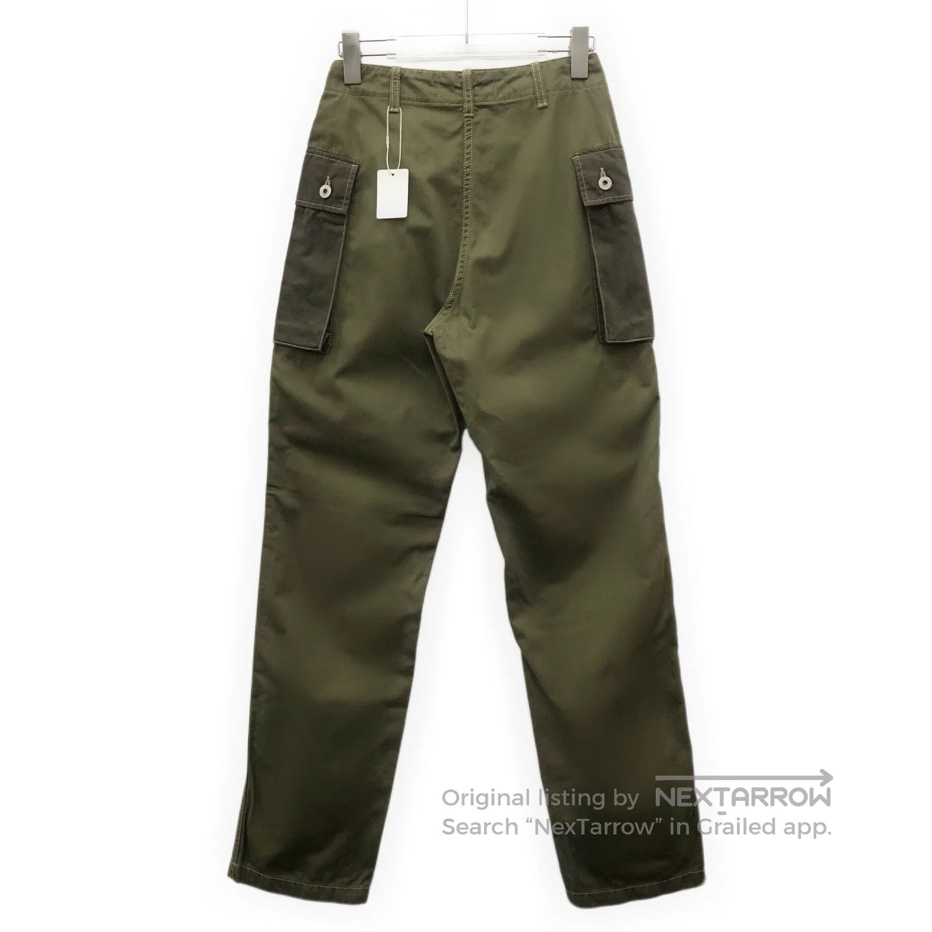 Loewe Loewe Dark Green Cotton Casual Trousers| Size US 34 / EU 50 - 2 Thumbnail
