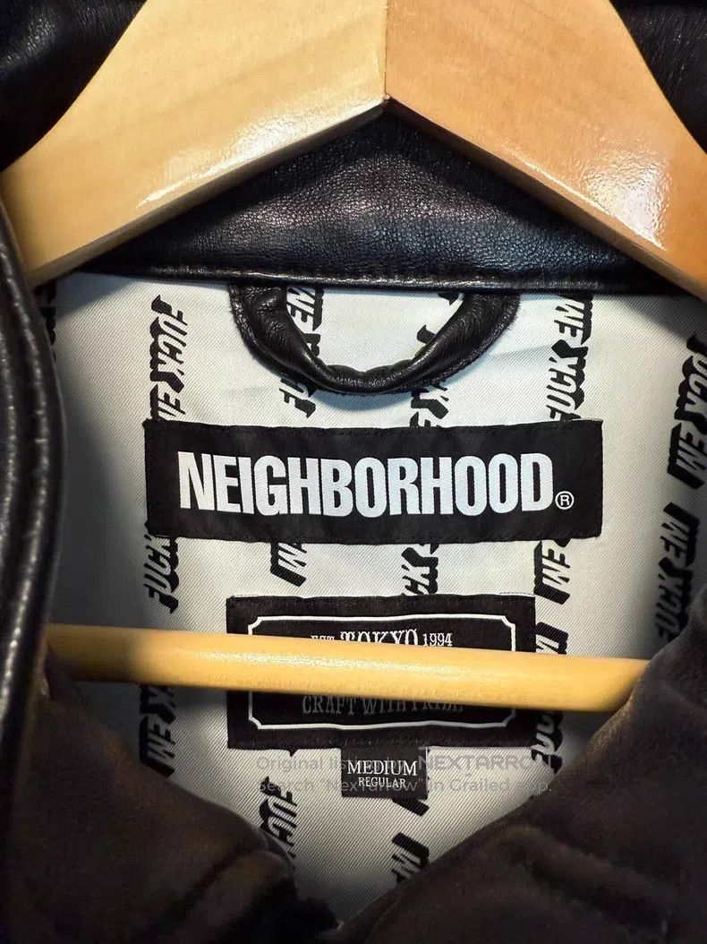 Neighborhood Neighborhood Leather Jacket, Size M Size US M / EU 48-50 / 2 - 7 Thumbnail