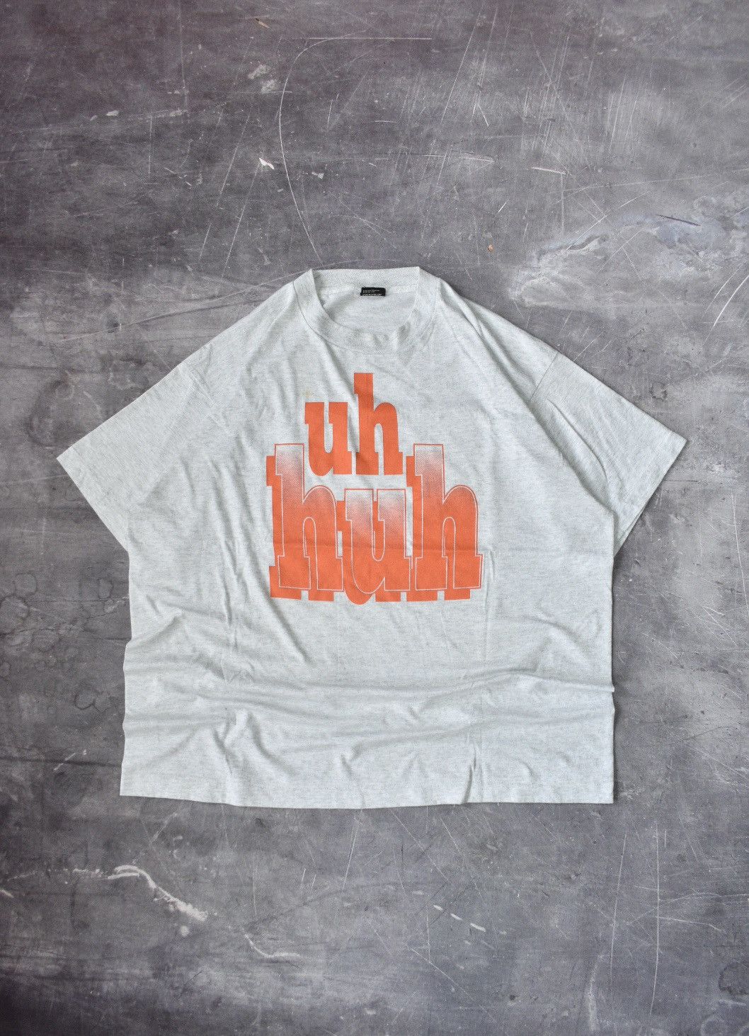 Vintage Vintage 90s 'Uh Huh' T-Shirt (XXL) Size US XXL / EU 58 / 5 - 1 Thumbnail