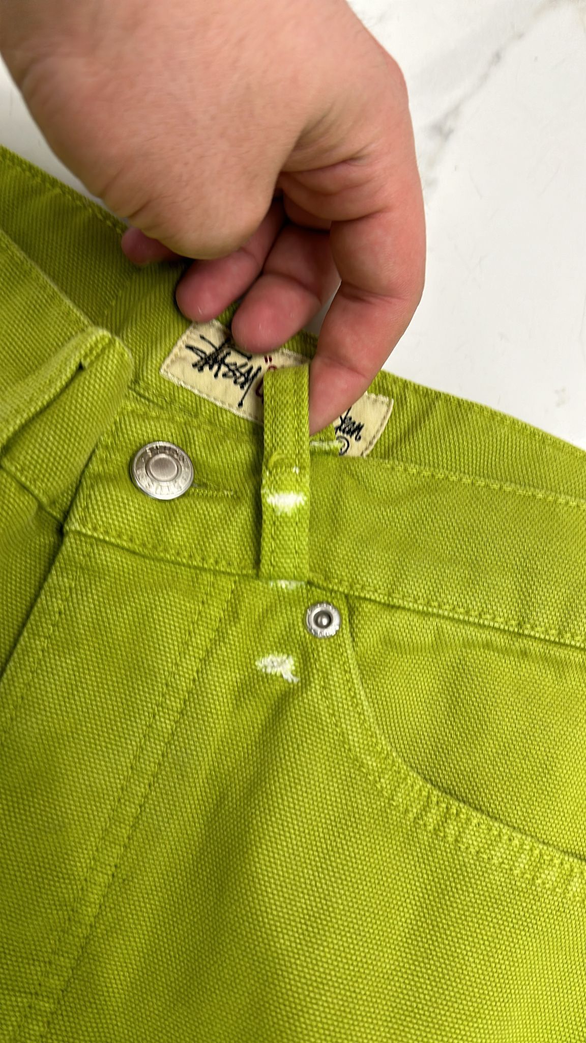Stussy Stussy Classic Jean Washed Canvas “Cactus” 28 Size US 28 / EU 44 - 5 Thumbnail