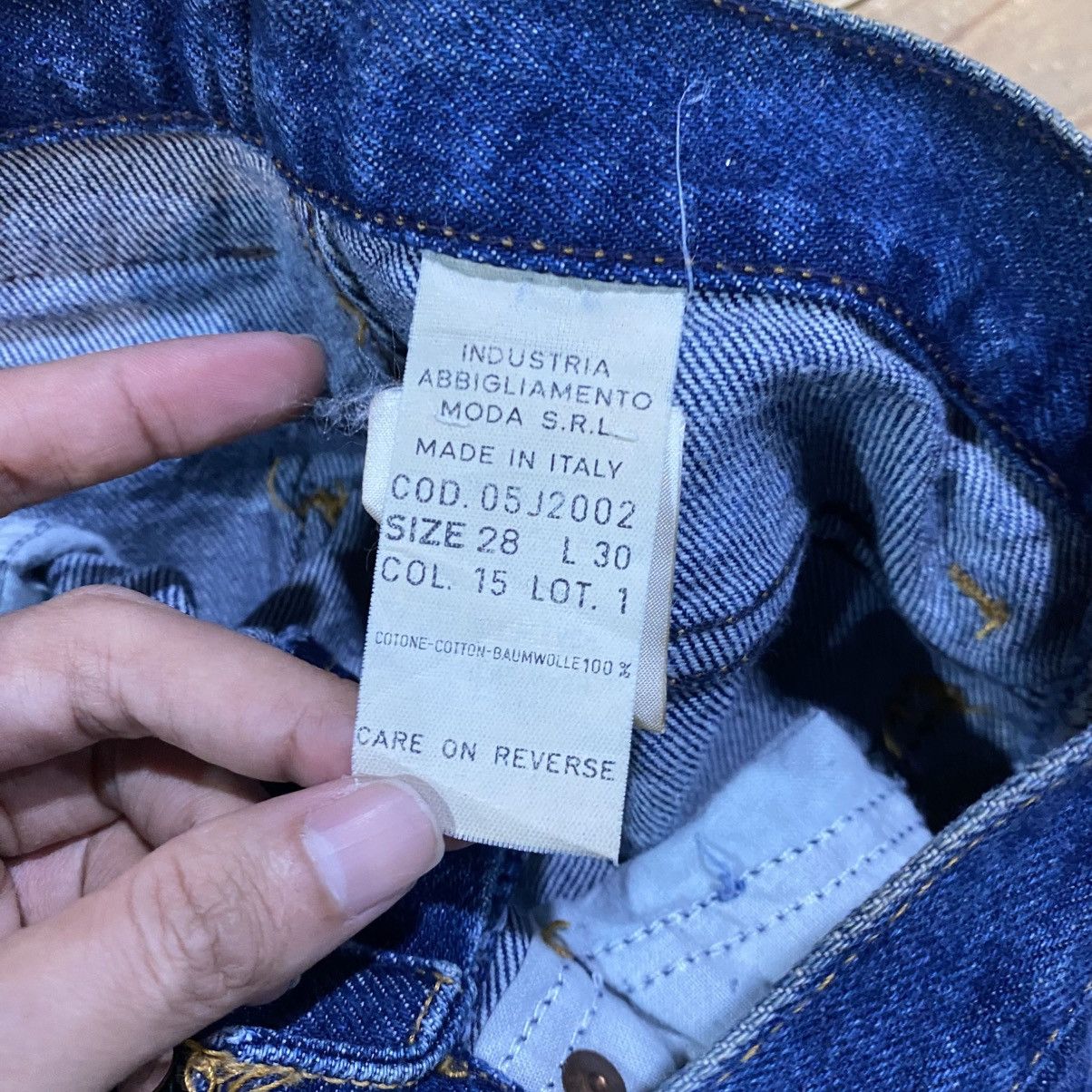 Designer × Giorgio Armani × Vintage Vintage Giorgio Armani denim Jeans NEW OLD STOCK‼️ Size US 28 / EU 44 - 15 Thumbnail