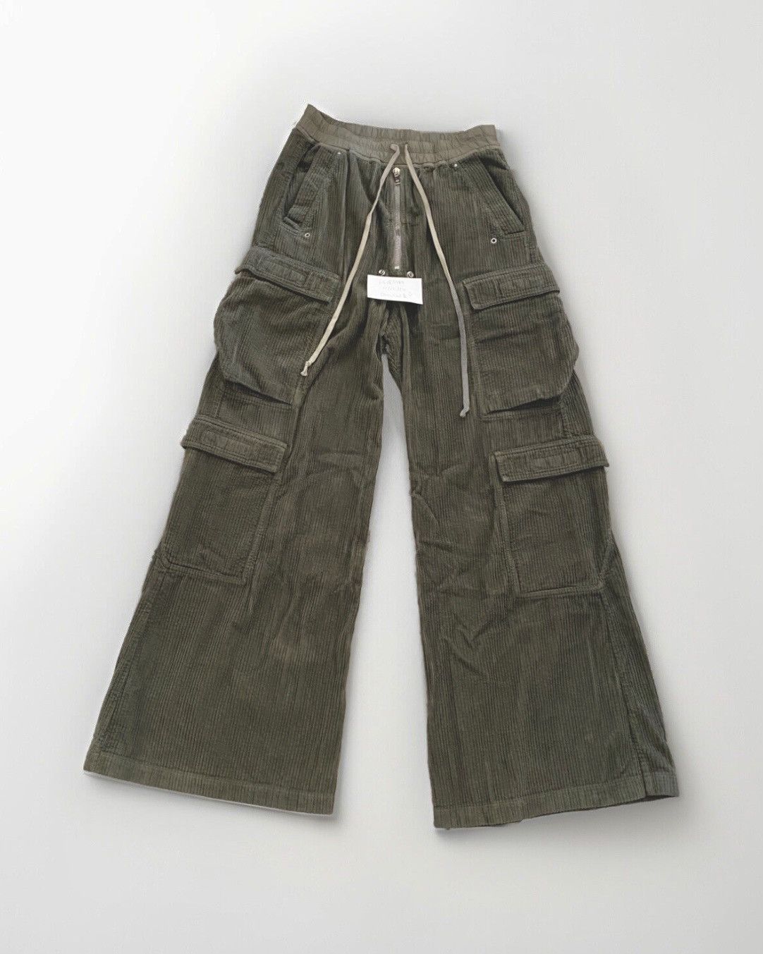 Rick Owens Rick Owens DRKSHDW Double Cargo Jumbo Belas Hus Blu Cord S Size US 30 / EU 46 - 1 Thumbnail