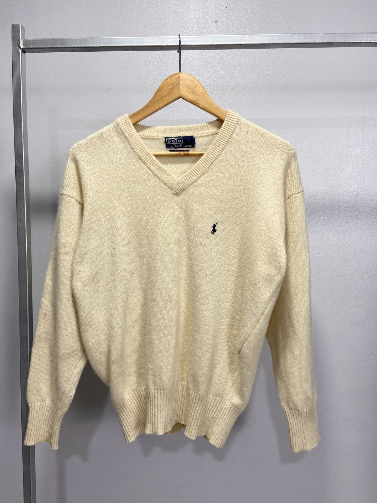 Homespun Knitwear × Polo Ralph Lauren × Vintage Vintage Polo Ralph Lauren Lambs Wool sweater Size US M / EU 48-50 / 2 - 1 Thumbnail