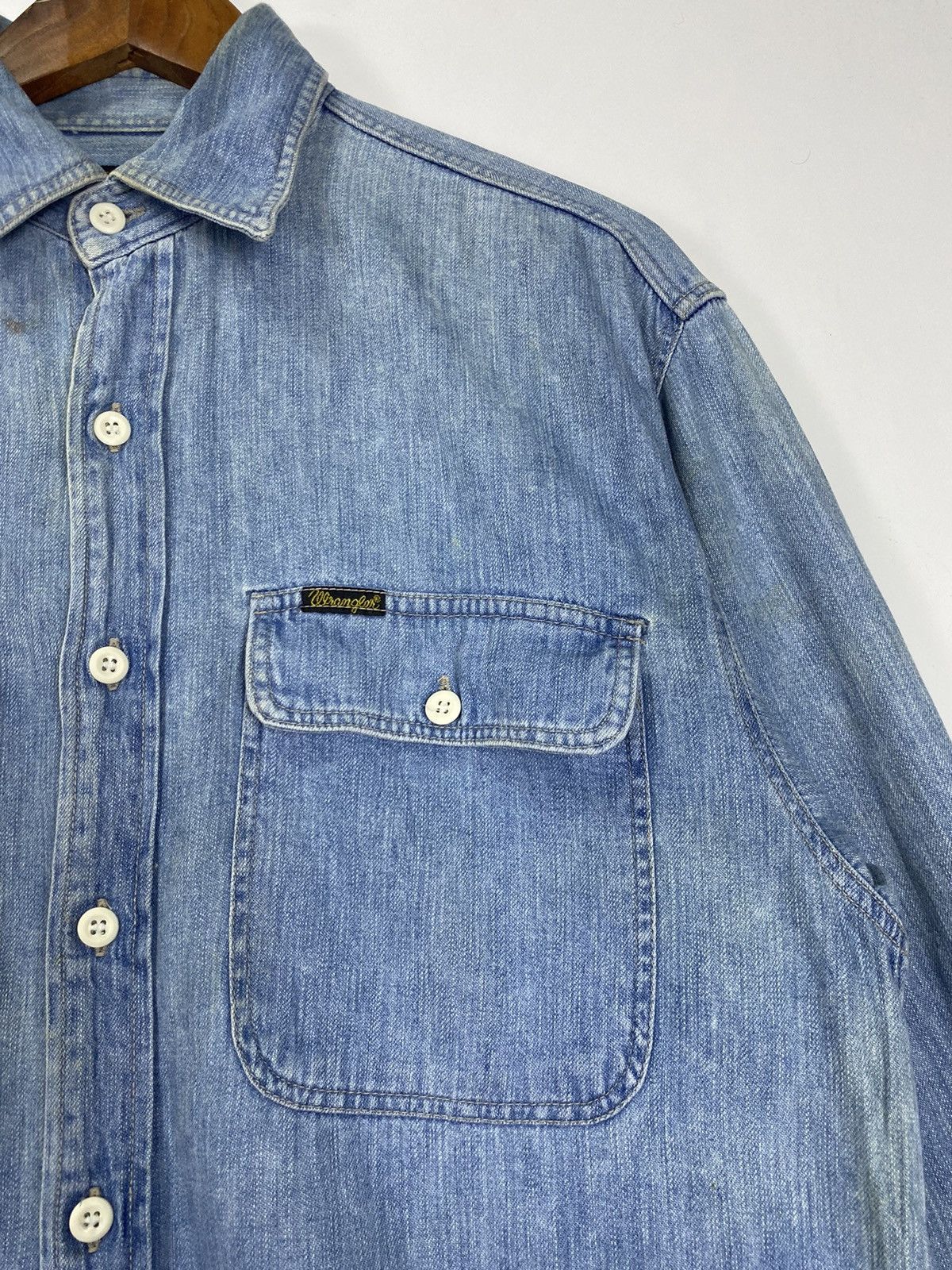Vintage × Wrangler Vintage Wrangler Denim Jacket Size US M / EU 48-50 / 2 - 8 Thumbnail