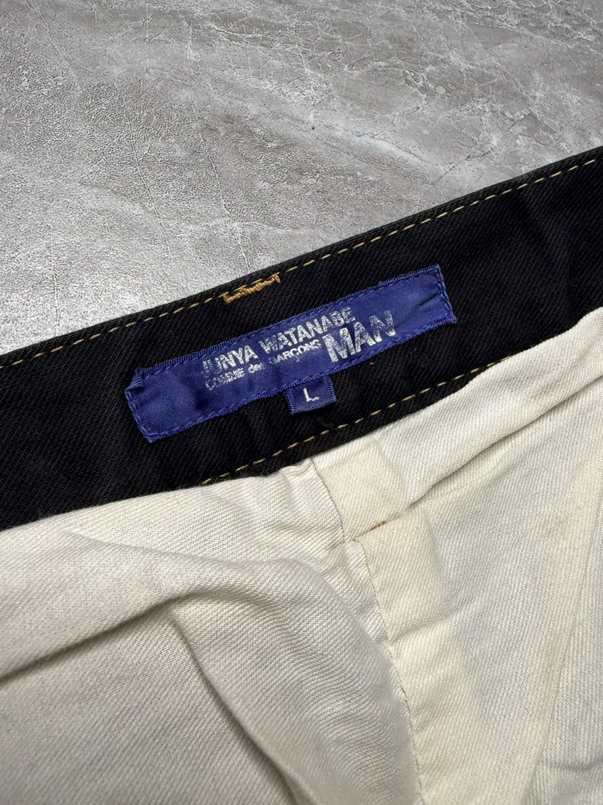 Junya Watanabe Junya Watanabe A/W 04 Contrast Stitch 3D Biker Jeans Size US 33 - 10 Thumbnail