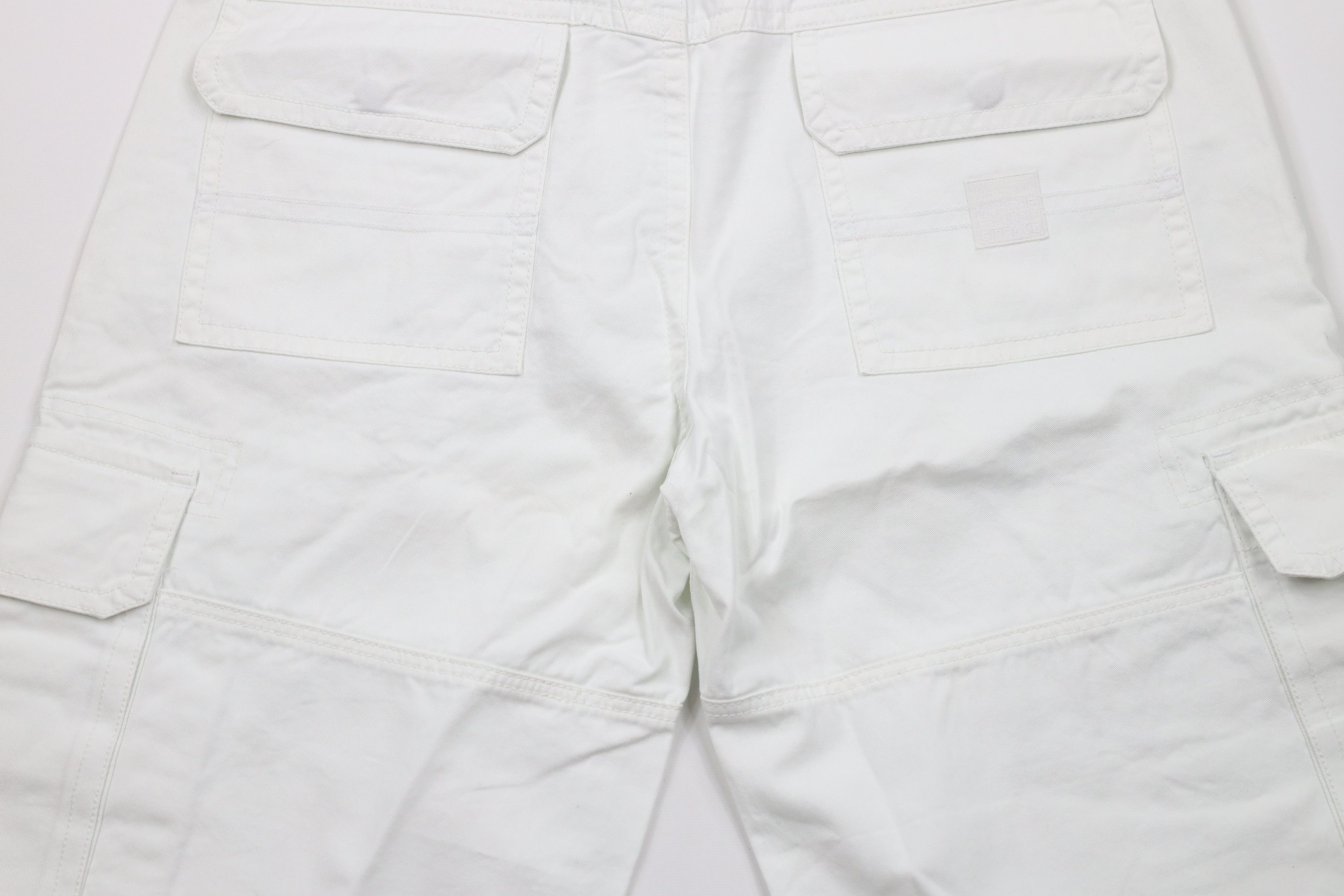 Marithe + Francois Girbaud × Vintage Vintage 90s Marithe Francois Girbaud Bike Cargo Shorts White Size US 38 / EU 54 - 11 Thumbnail