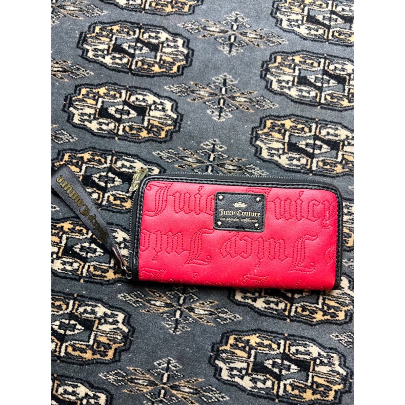 Juicy Couture VINTAGE Juicy Couture Wallet Women Red Faux Leather Wallet Size ONE SIZE - 2 Thumbnail