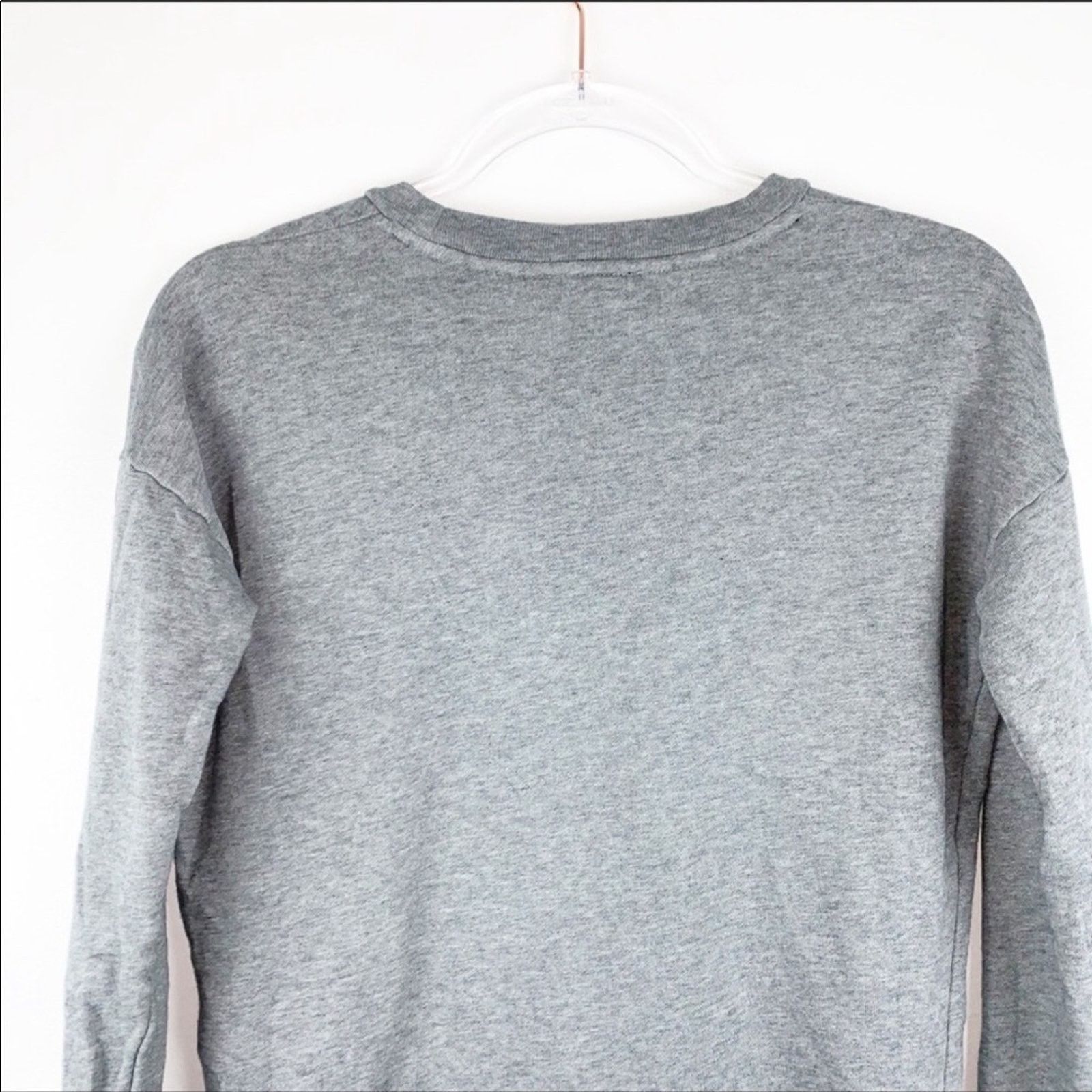 J.Crew J CREW Light Grey Black Floral Sweater Pullover Sweatshirt Size XXS / US 00 / IT 34 - 8 Thumbnail