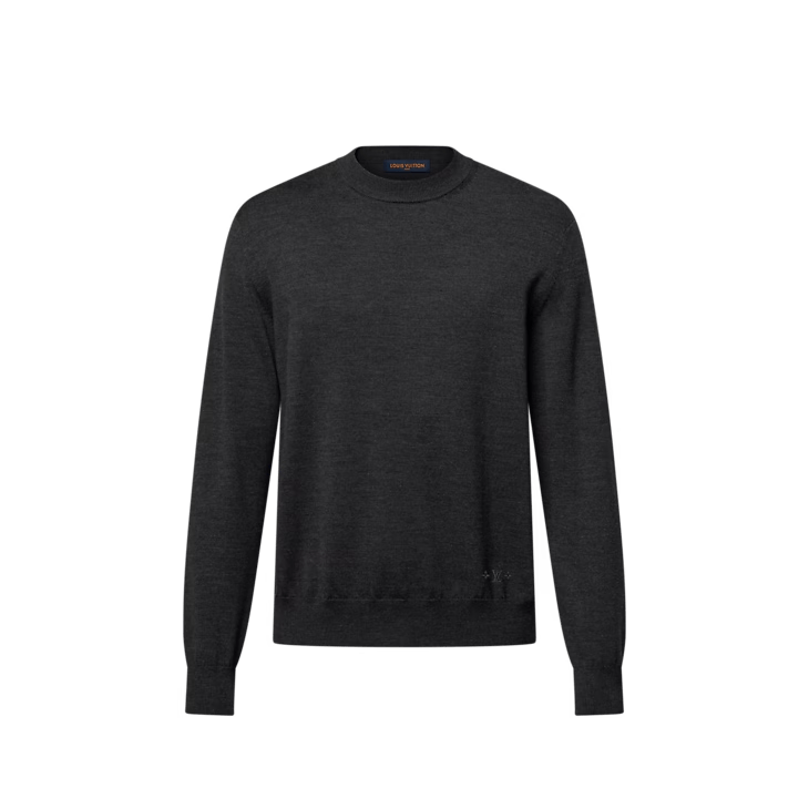 Louis Vuitton Signature Wool-Silk Blend Long-Sleeved Crewneck Size US XL / EU 56 / 4 - 1 Thumbnail