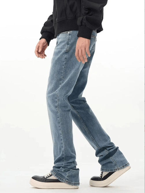 Japanese Brand × Jean Classic distressed washed straight-leg jeans Size US 32 / EU 48 - 4 Thumbnail