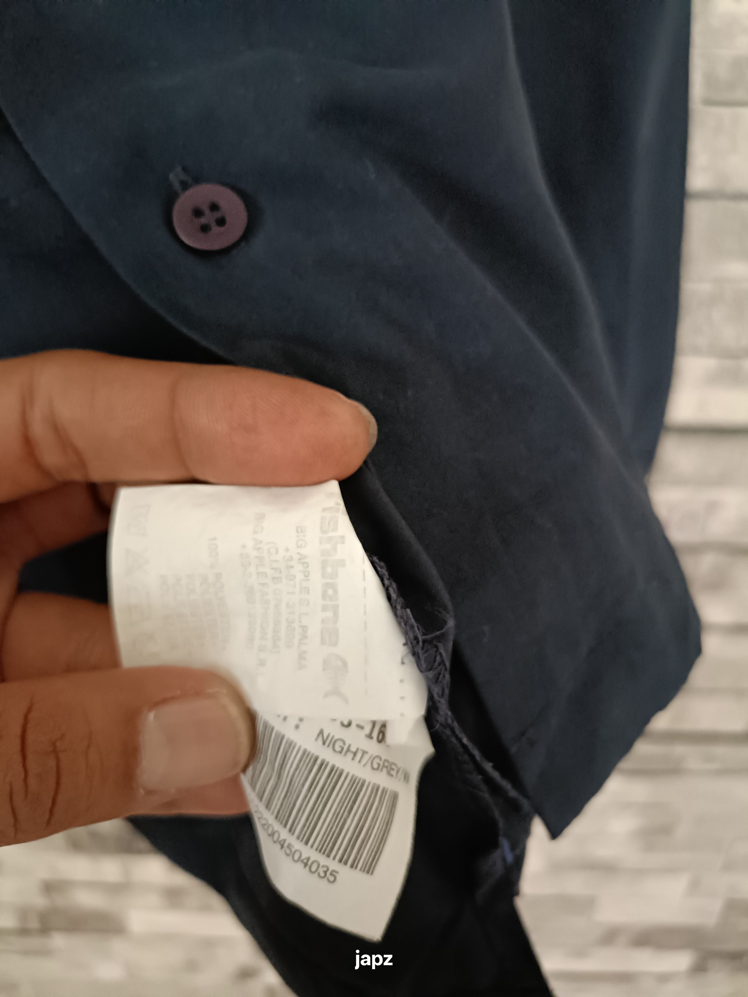 Hypebeast × Vintage Vintage fishbone two tone shirt detachable sleeves Size US L / EU 52-54 / 3 - 5 Thumbnail
