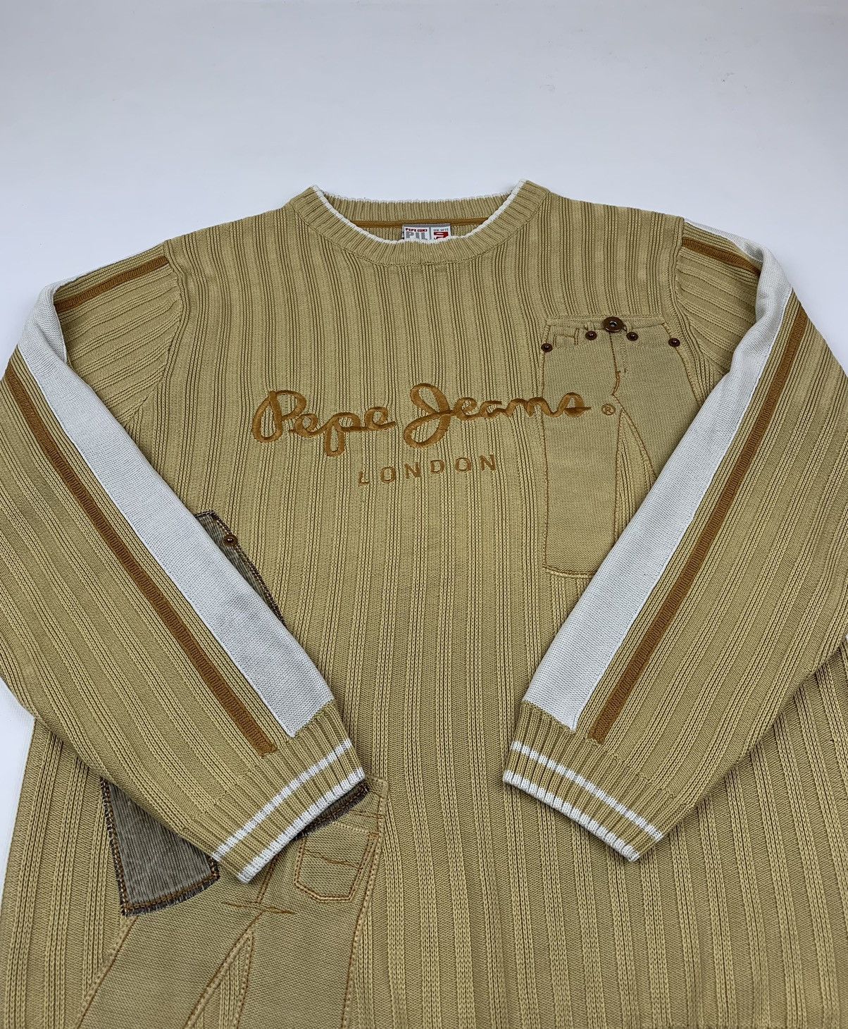Hysteric Glamour Pepe Jeans London Crazy Vintage Sweater Y2K Style Size US M / EU 48-50 / 2 - 3 Thumbnail