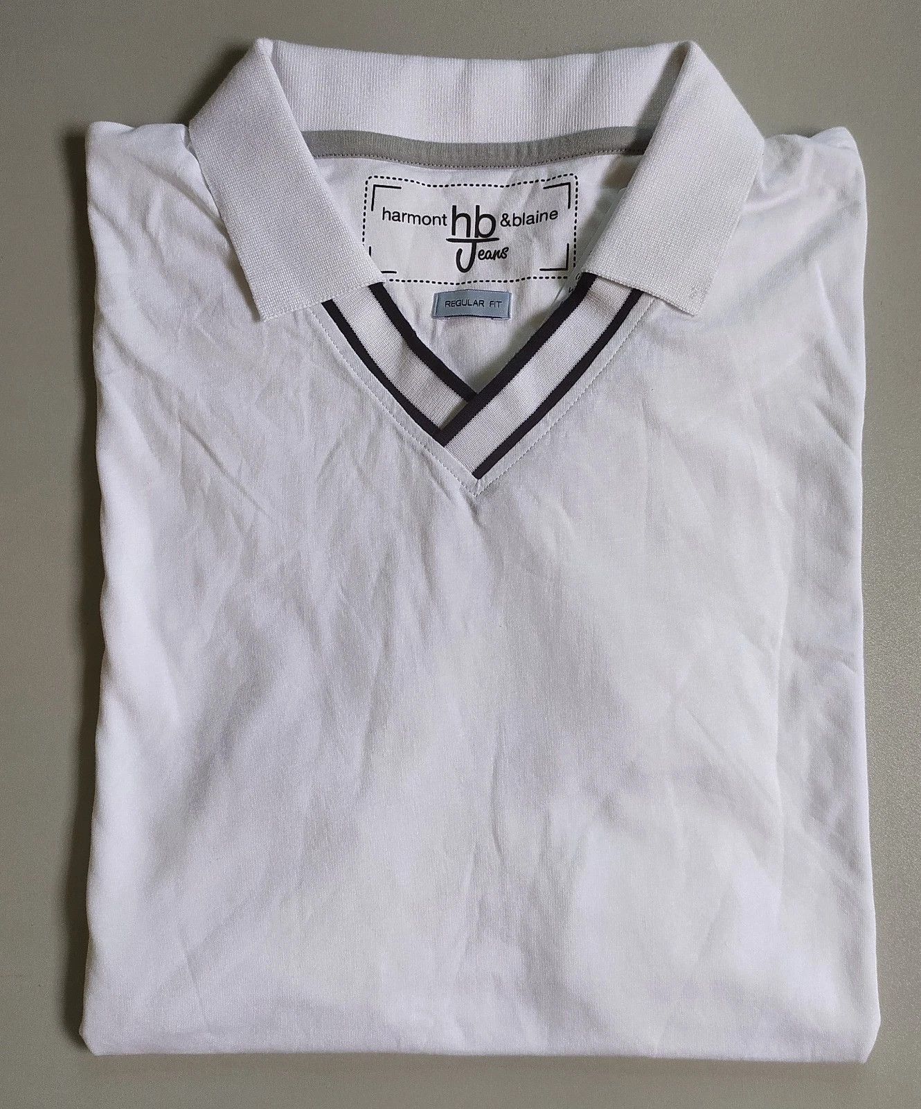 Harmont & Blaine Harmont & Blaine Jeans (HBJ) Shortsleeves Polo Shirt ASM1971 Size US XL / EU 56 / 4 - 1 Thumbnail