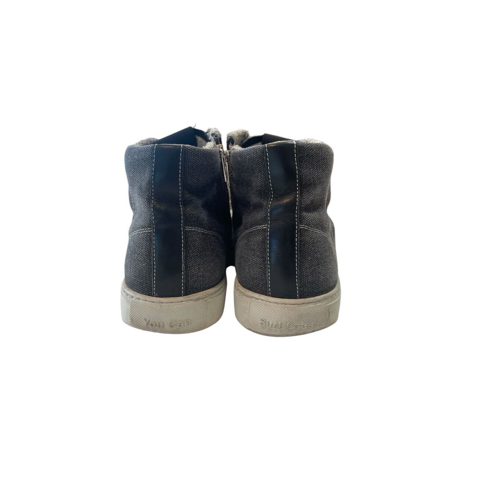 P448 P448 Star High Top Denim Skate Sneakers Original Retail $320 Size US 9 / EU 42 - 11 Thumbnail