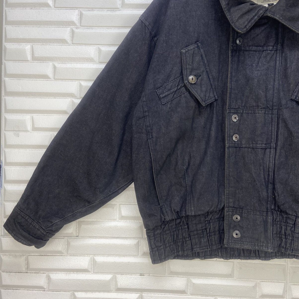 Designer × Japanese Brand Edovi Issey Miyake Inspire Oversize Denim Loose Bomber Style Size US M / EU 48-50 / 2 - 10 Thumbnail