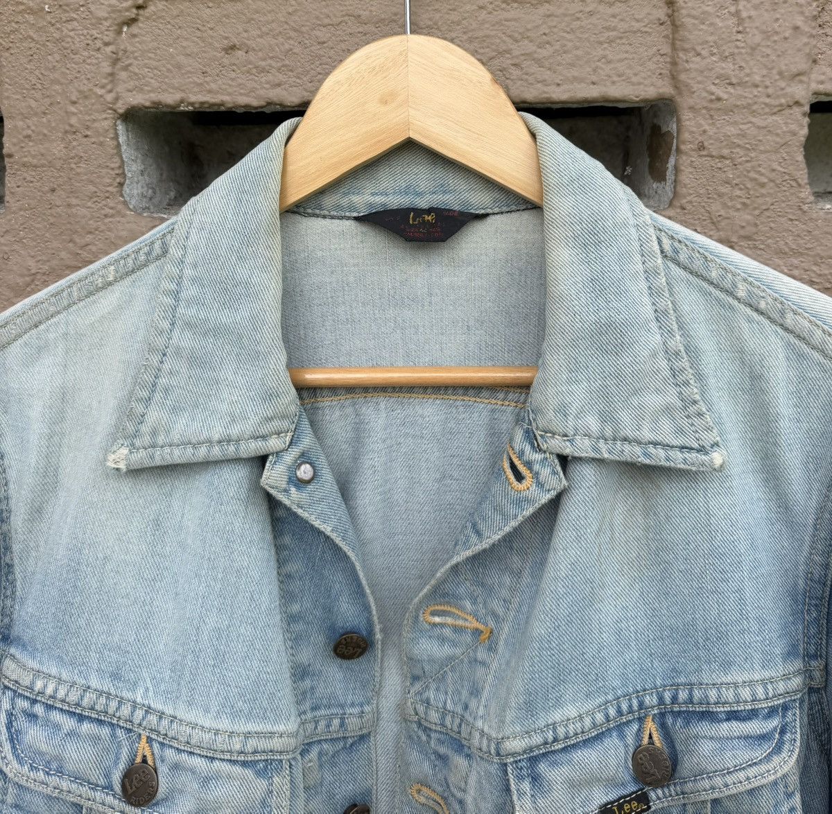 Lee Vintage Lee Riders Denim Jacket Light Wash Faded 70s 80s Size US L / EU 52-54 / 3 - 12 Thumbnail