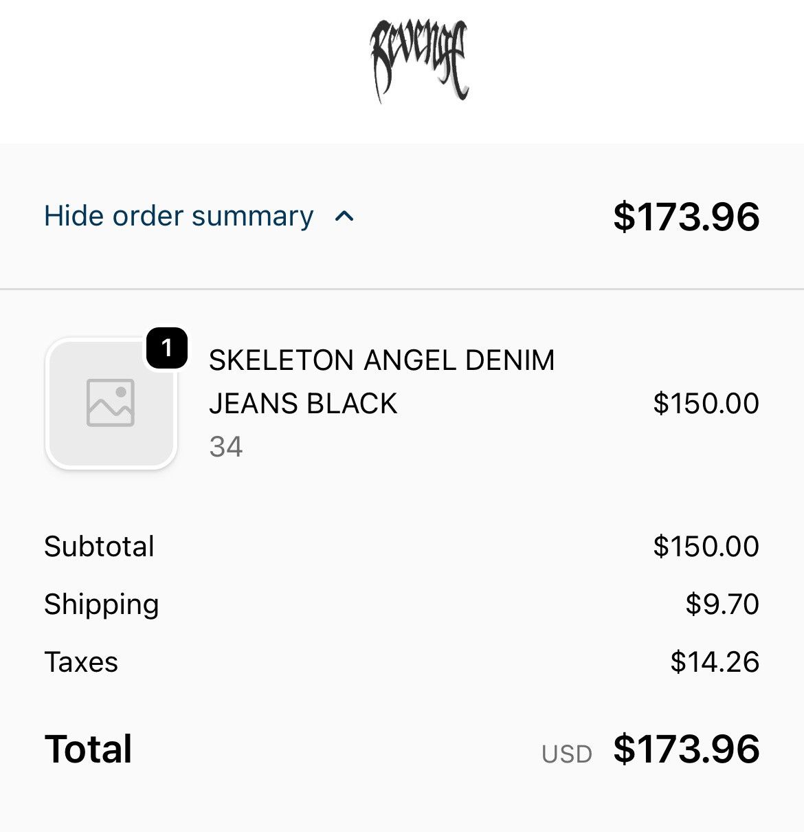 Revenge REVENGE SKELETON ANGEL DENIM JEANS BLACK Size US 34 / EU 50 - 8 Thumbnail