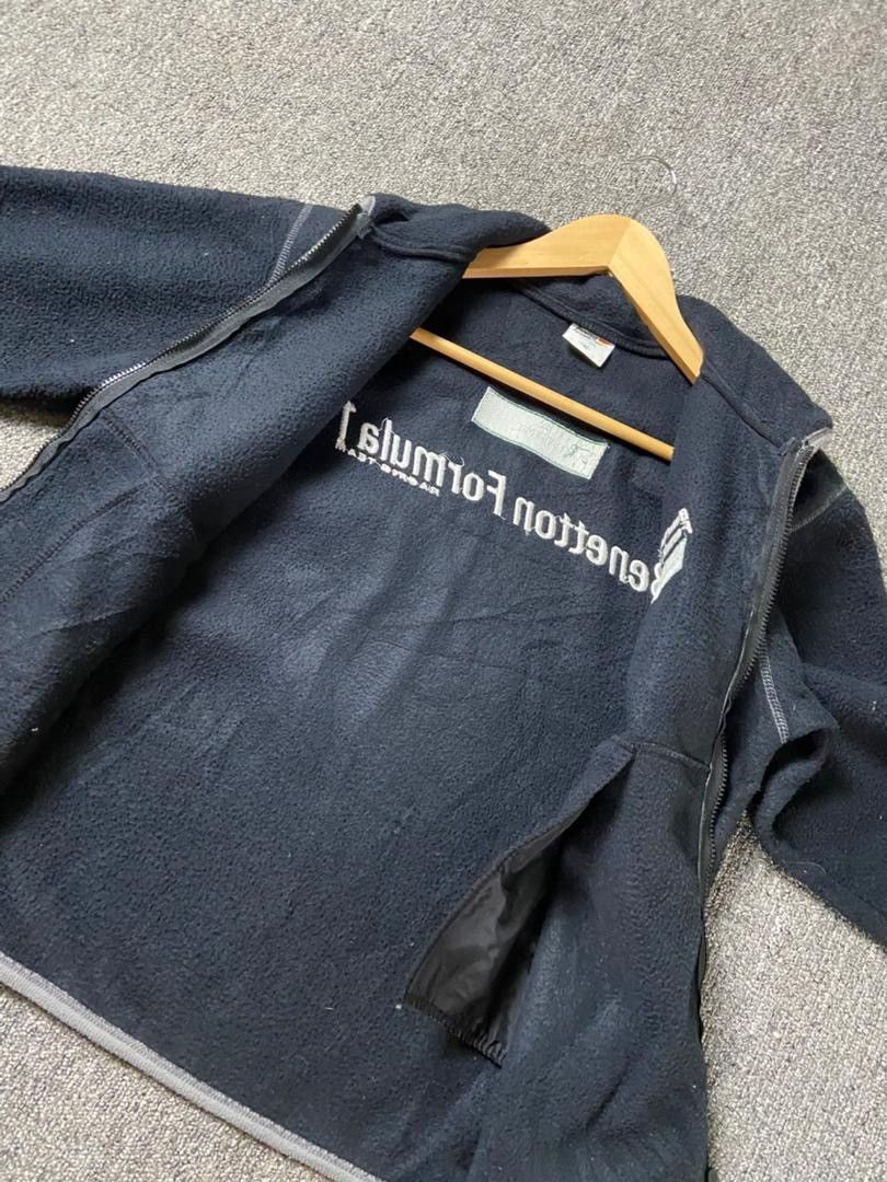 Japanese Brand Benetton Formula Racing Team Fleece Jacket (198) Size US XXS / EU 40 - 5 Thumbnail