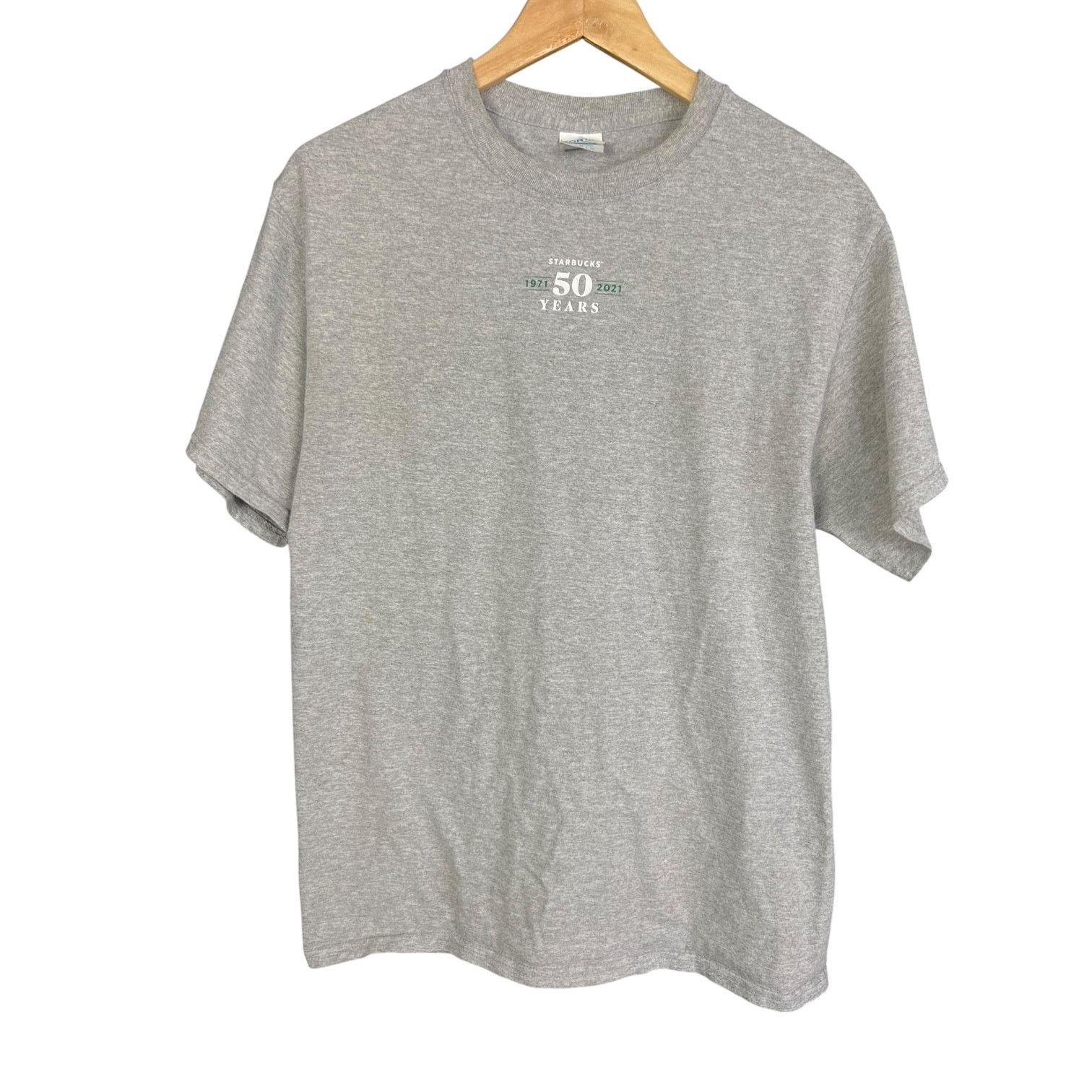 Port Authority Starbucks Coffee 1971 50th Anniversary Gray Crew T-Shirt - M Size US M / EU 48-50 / 2 - 2 Thumbnail