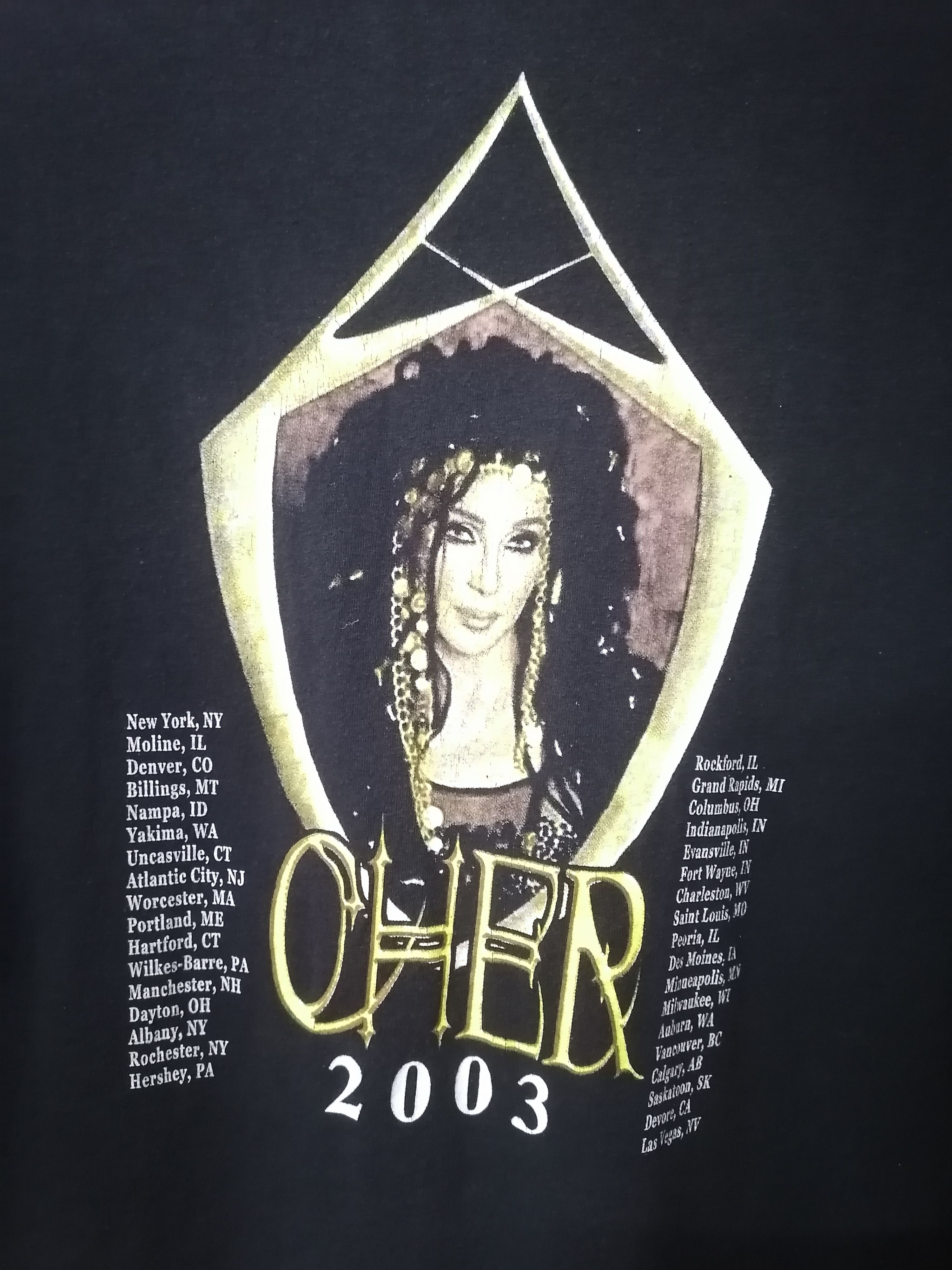 Band Tees 00s Vintage Cher Living Proof Concert Tour Tee Size US XL / EU 56 / 4 - 5 Thumbnail