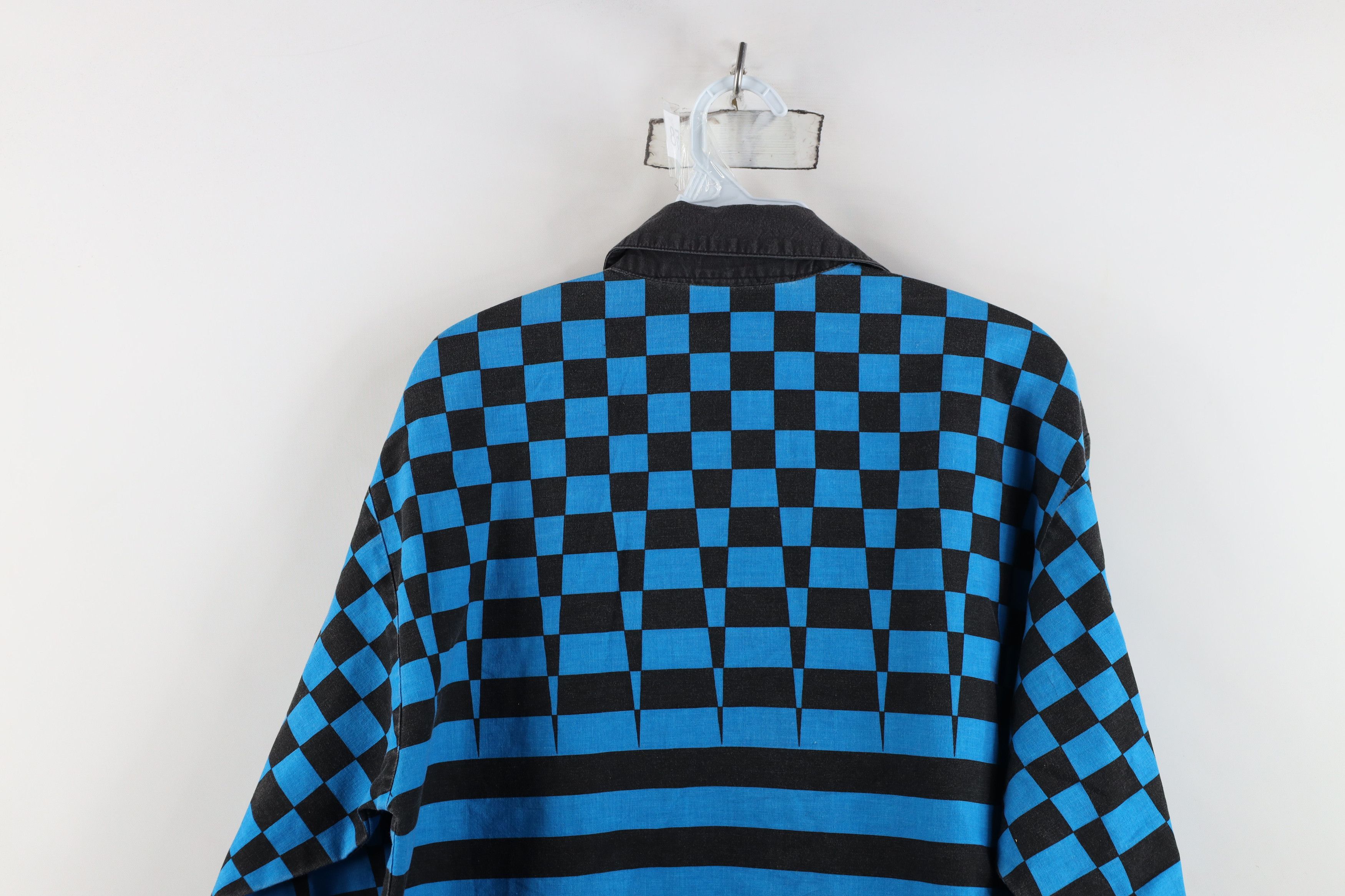 Vintage Vintage 90s Streetwear Checkered Western Button Shirt Size M / US 6-8 / IT 42-44 - 12 Thumbnail
