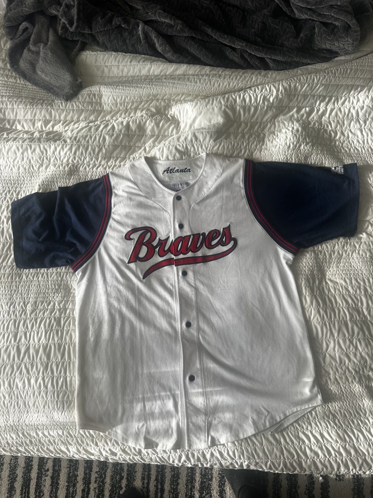 Starter Vintage Starter Atlanta Braves Jersey Size US XXL / EU 58 / 5 - 1 Thumbnail
