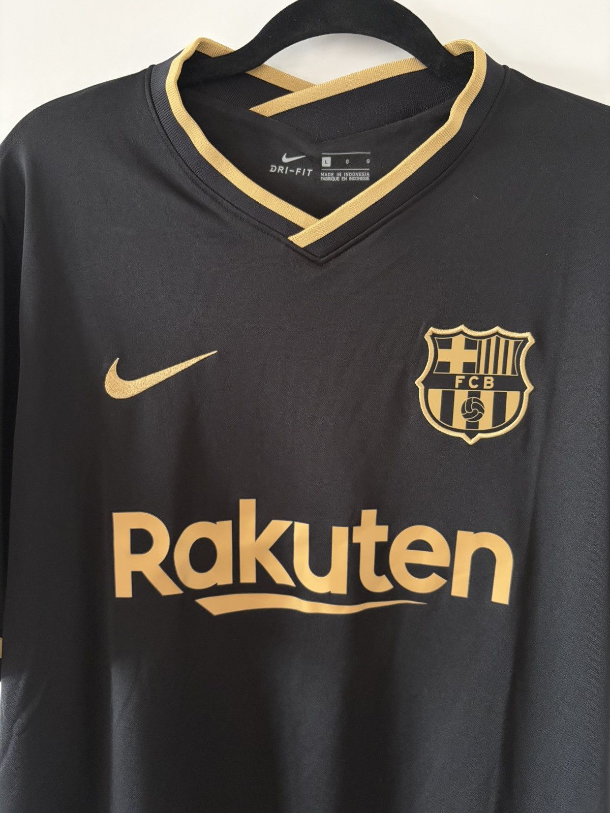 Barcelona nike 2020/2021 wyjazdowa Messi — zdjęcie 4