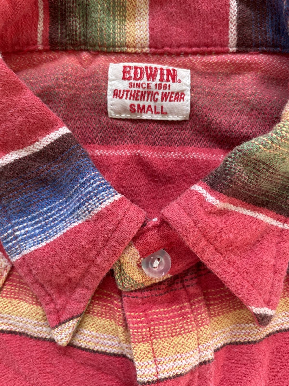 Edwin Vintage Edwin Aztec Western Indian Blanket Sarape Shirt Size US S / EU 44-46 / 1 - 4 Thumbnail