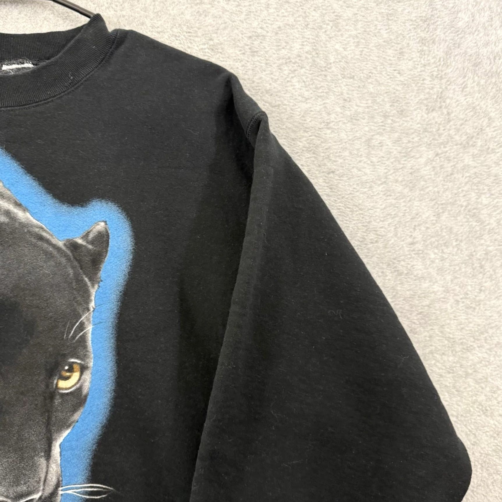 Vintage VINTAGE Black Panther Sweatshirt Mens M Pullover Crew Neck Graphic Print 90s RADICAL NATURE Black Panther Sweatshirt Mens M 90s Graphic Print Size US M / EU 48-50 / 2 - 2 Thumbnail
