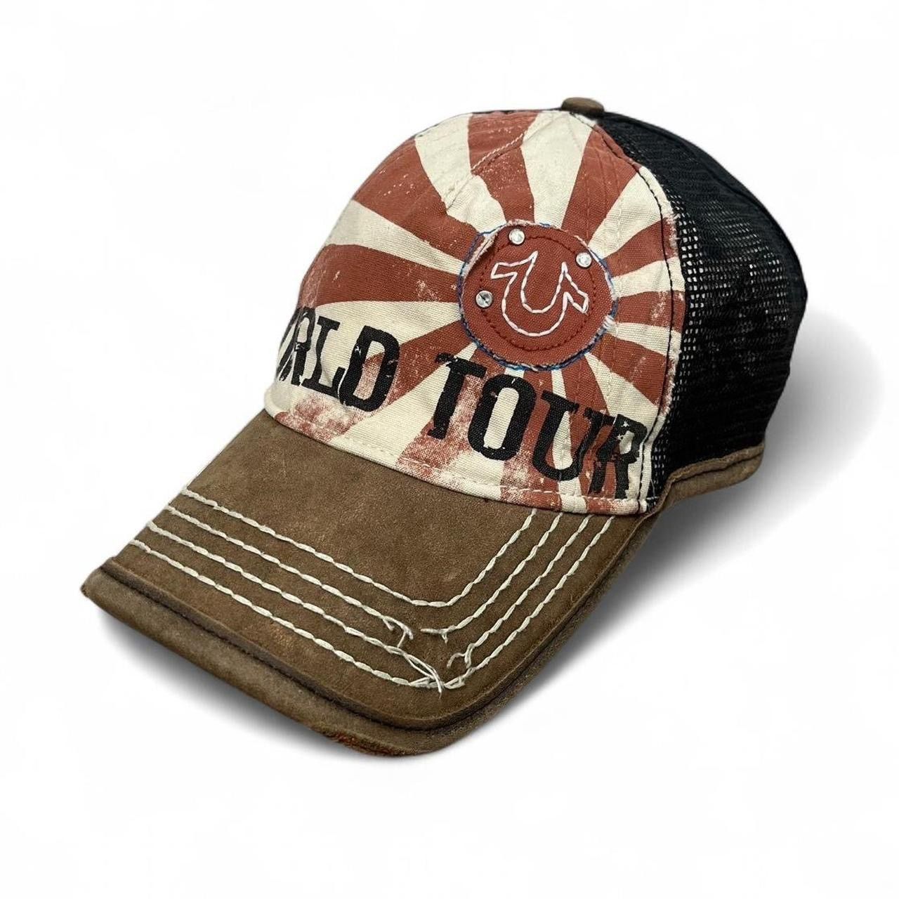 distressed true religiob trucker gat