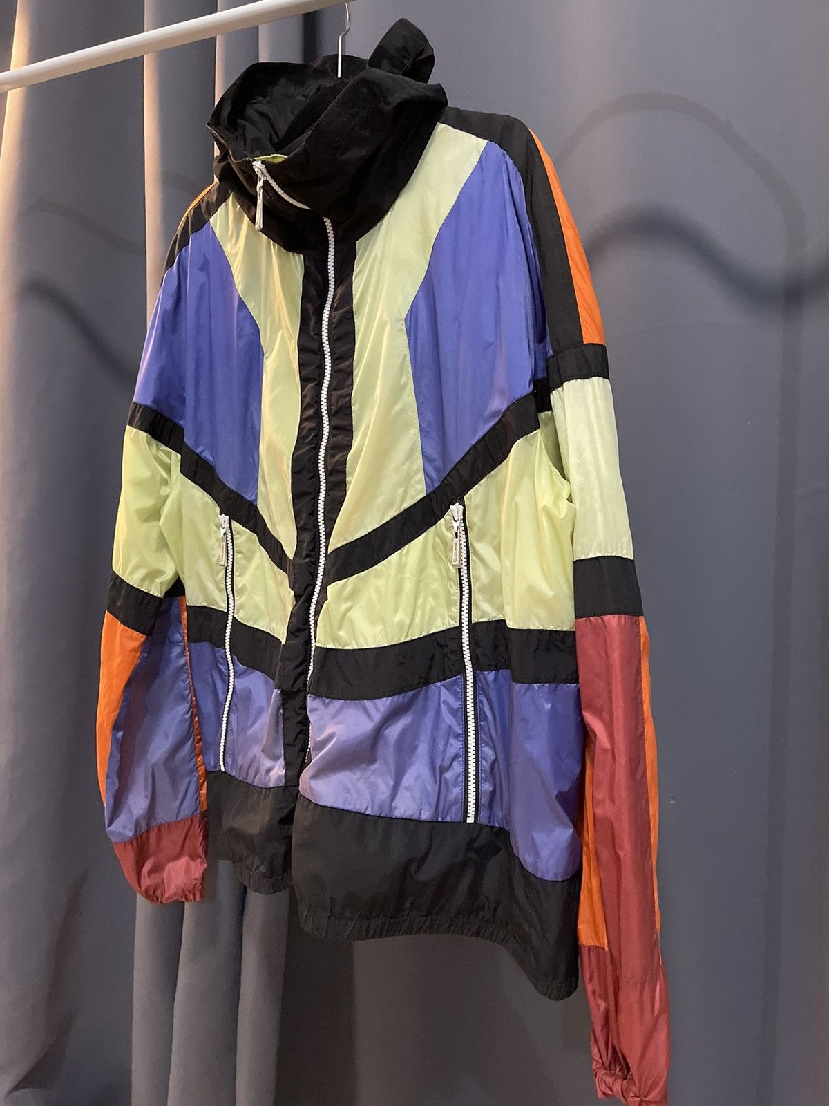 Just Cavalli Just Cavalli Colorblock Packable Hood Windbreaker Jacket Size US M / EU 48-50 / 2 - 1 Thumbnail