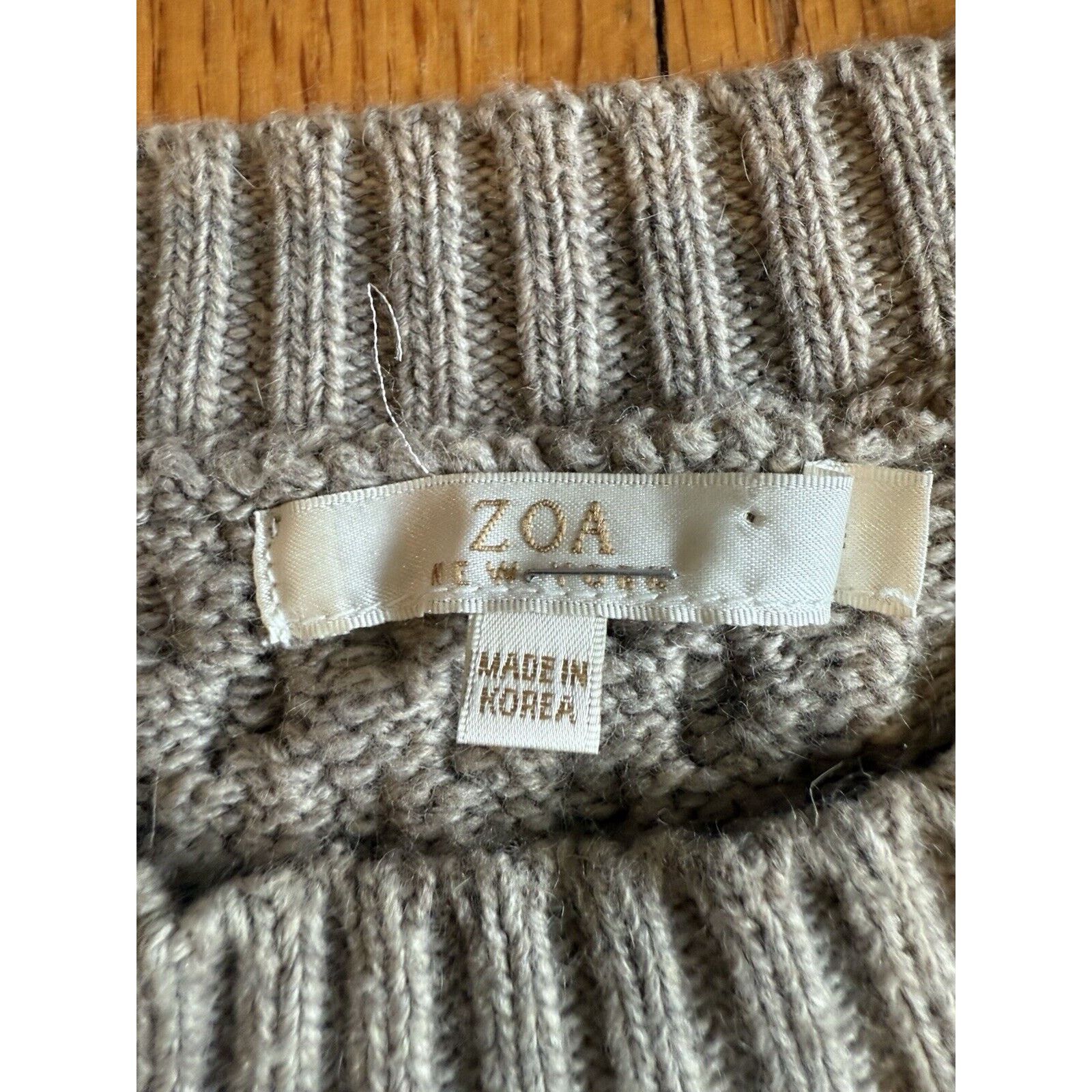 Anthropologie Anthropologie ZOA boxy oversized sweater Size Medium Oatmeal Size M / US 6-8 / IT 42-44 - 3 Thumbnail