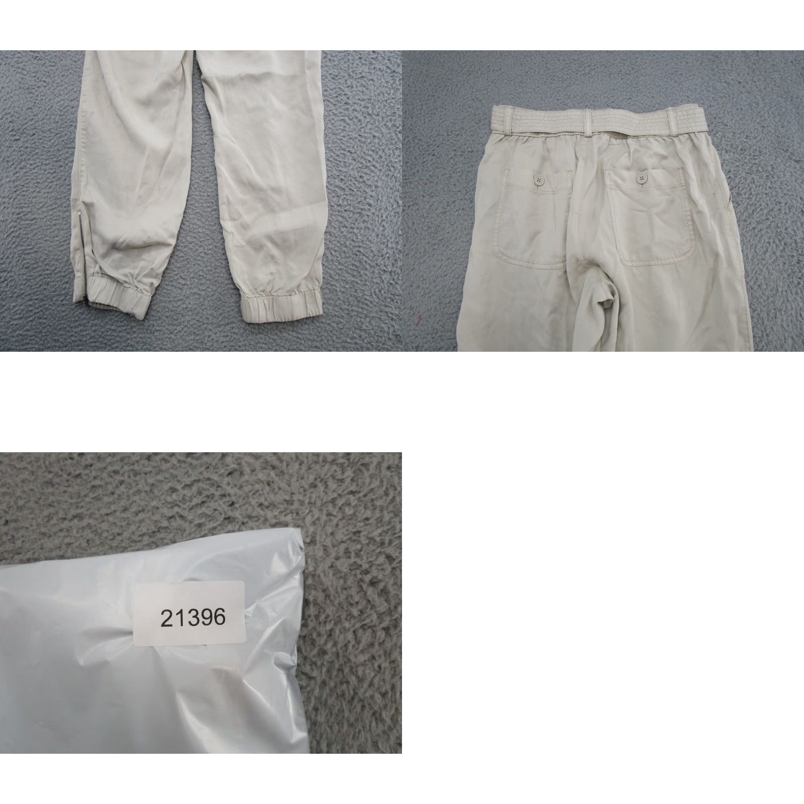 Nicole Miller Nicole Miller Women's Jogger Pants 100% Lyocell Size Small Beige Lyocell Jogger Pants Womens Short/Regular Fit Relaxed Size 28" / US 6 / IT 42 - 9 Thumbnail