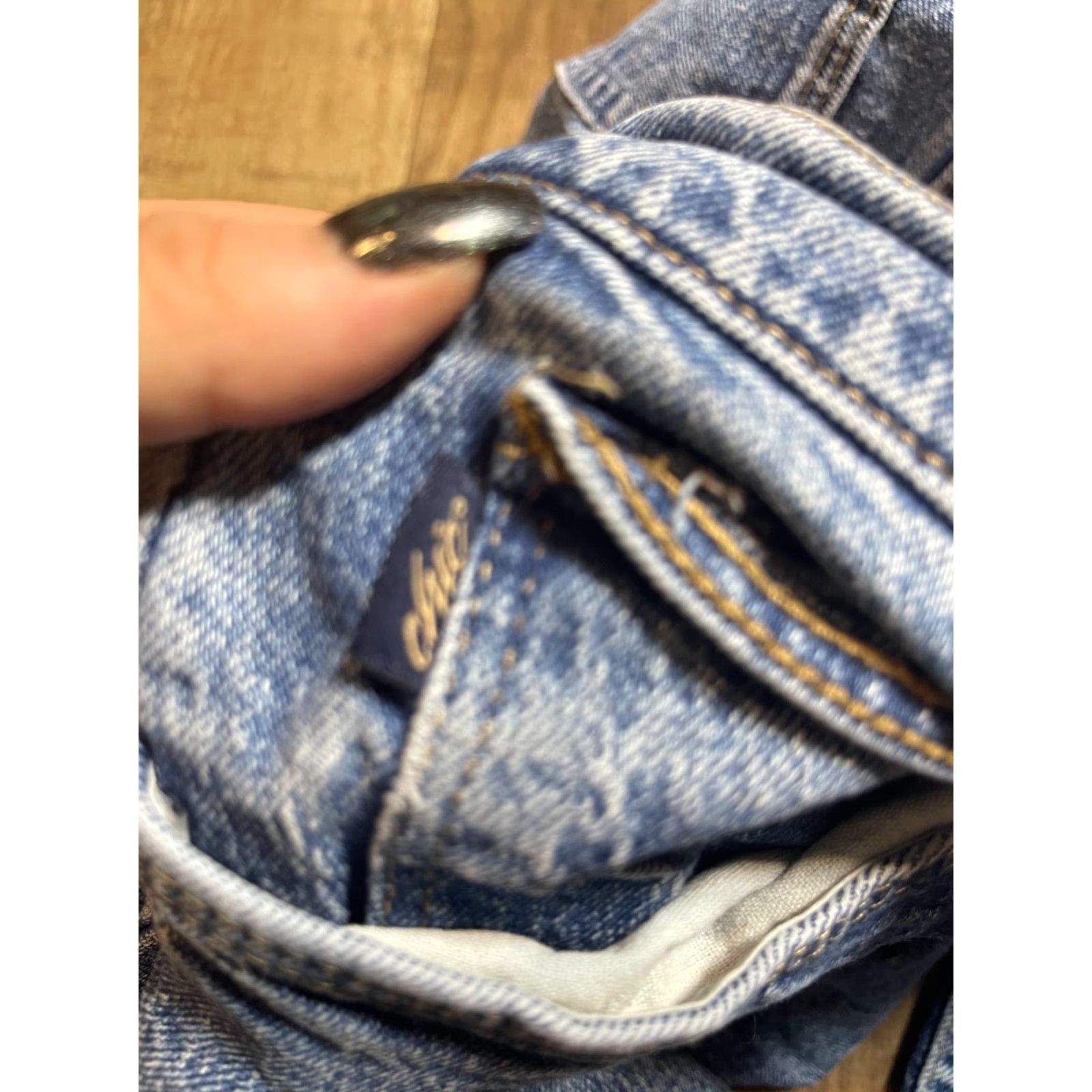 Vintage VINTAGE CHIC Jeans Womens 12P 30in Blue Denim Mom Jeans 5-Pocket 80s High Rise Relaxed Regular US Brand CHIC Women Size 34" / US 12 / IT 48 - 5 Thumbnail