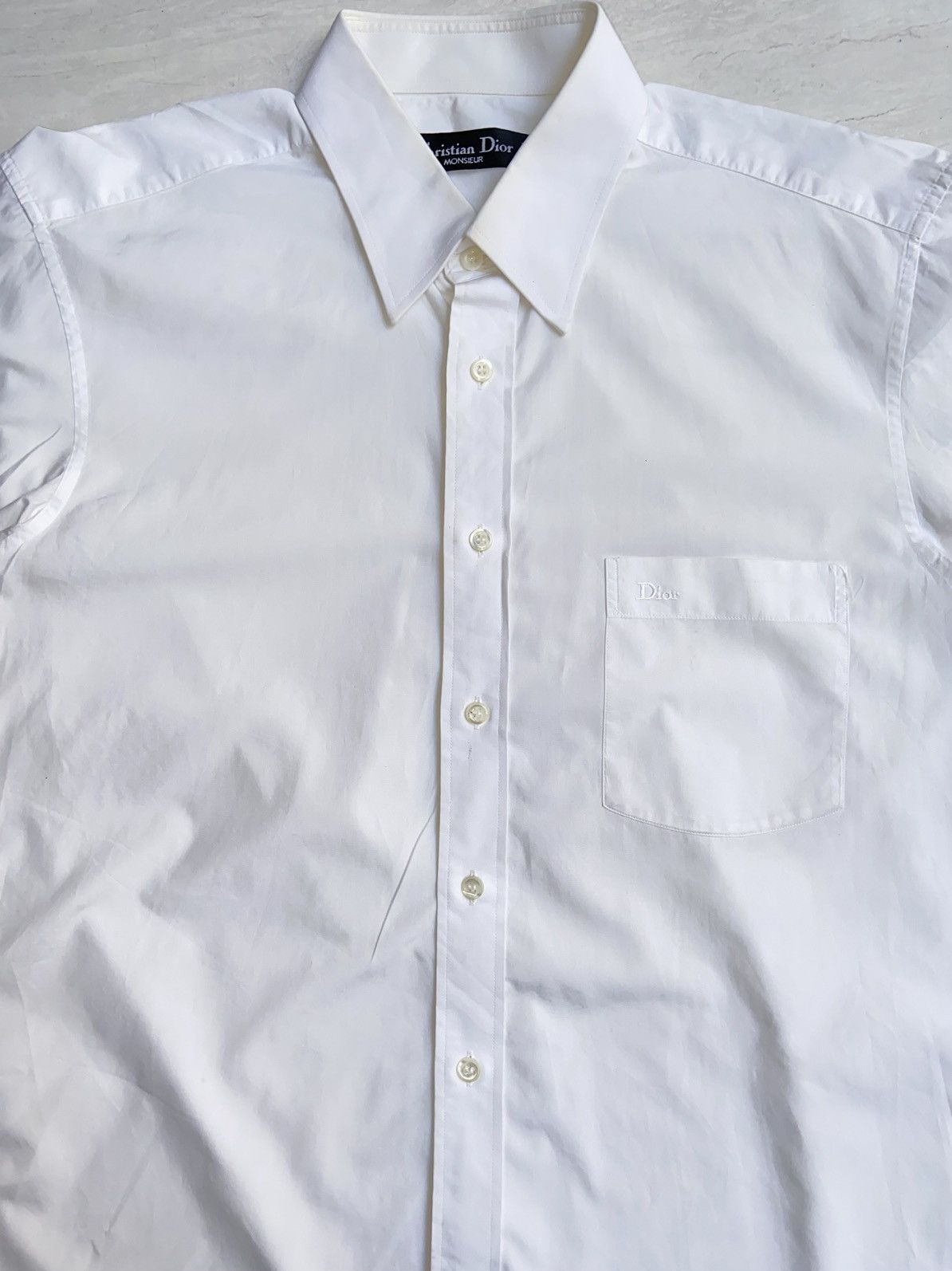 Christian Dior Monsieur CHRISTIAN DIOR MONSIEUR White Shirt Size US M / EU 48-50 / 2 - 10 Thumbnail