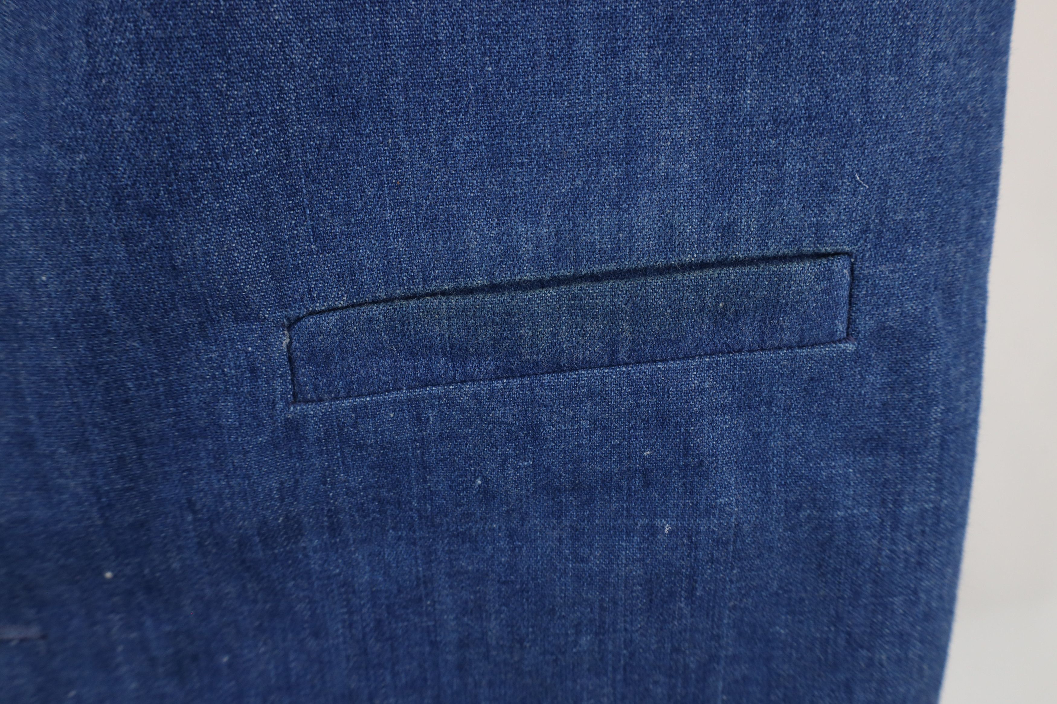 Vintage Vintage 70s Streetwear Back Denim Jean Vest Jacket Blue USA Size US M / EU 48-50 / 2 - 4 Thumbnail