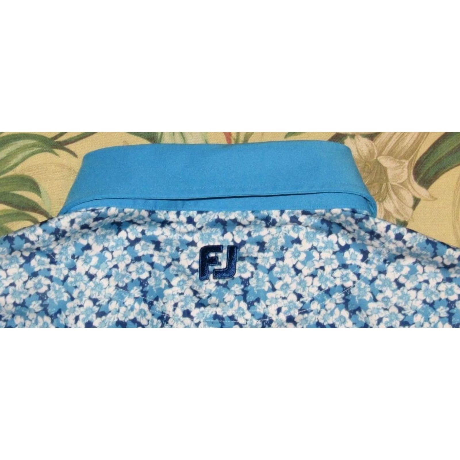 Footjoy FOOTJOY Polo Shirt Blue Short Sleeve 124th US Open Pinehurst Large Mens Shirt L Blue US Open Pinehurst 124th FOOTJOY Size US L / EU 52-54 / 3 - 3 Thumbnail